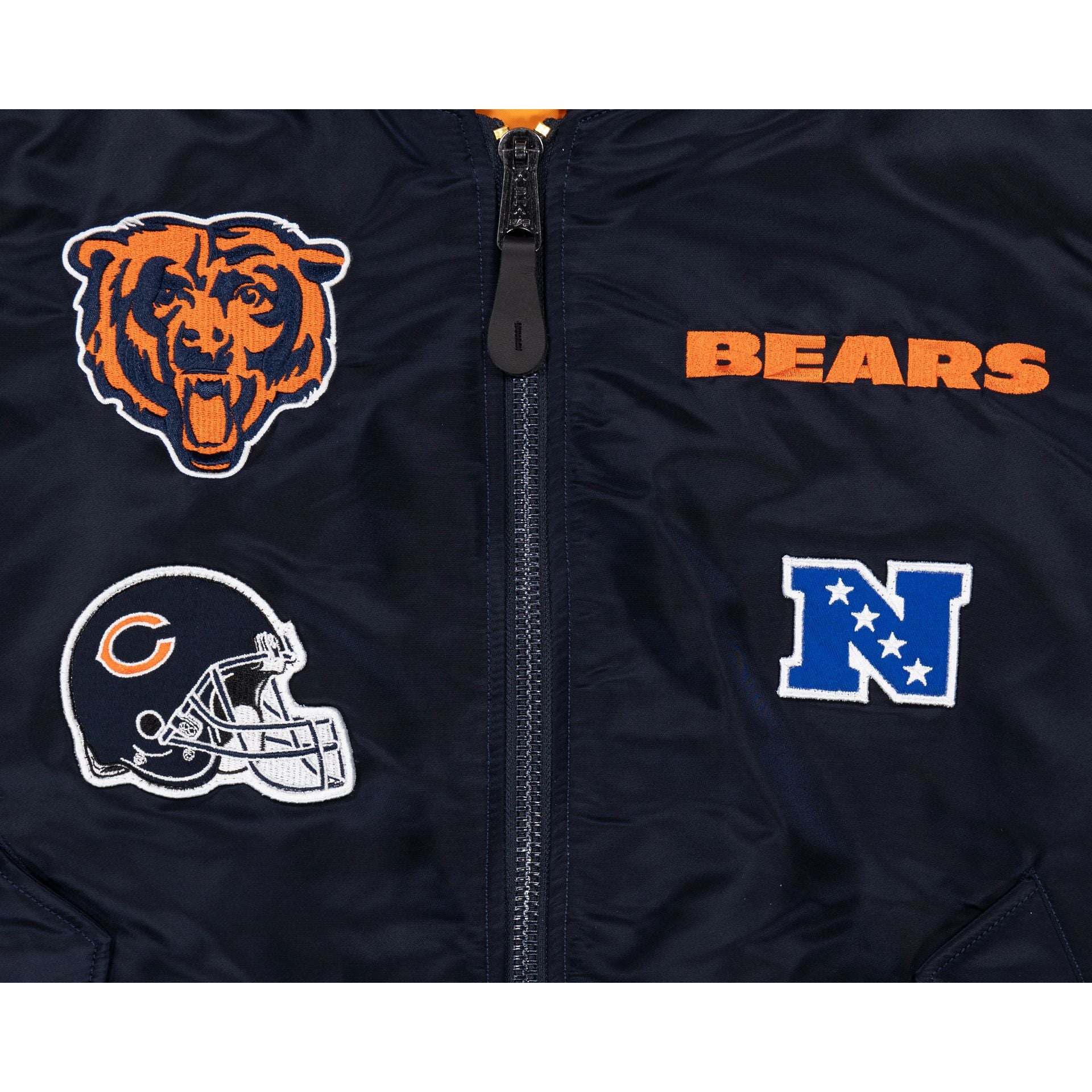 Alpha Industries X Chicago Bears MA-1 Bomber Jacket - Image 3