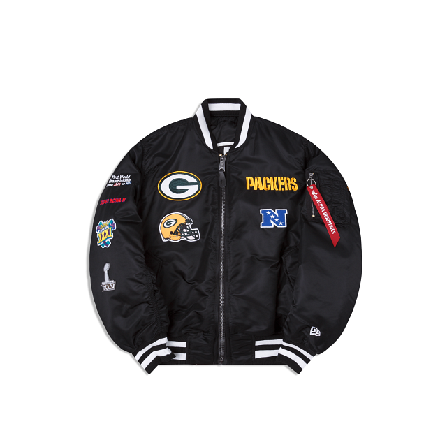 Alpha Industries X Green Bay Packers MA-1 Bomber Jacket