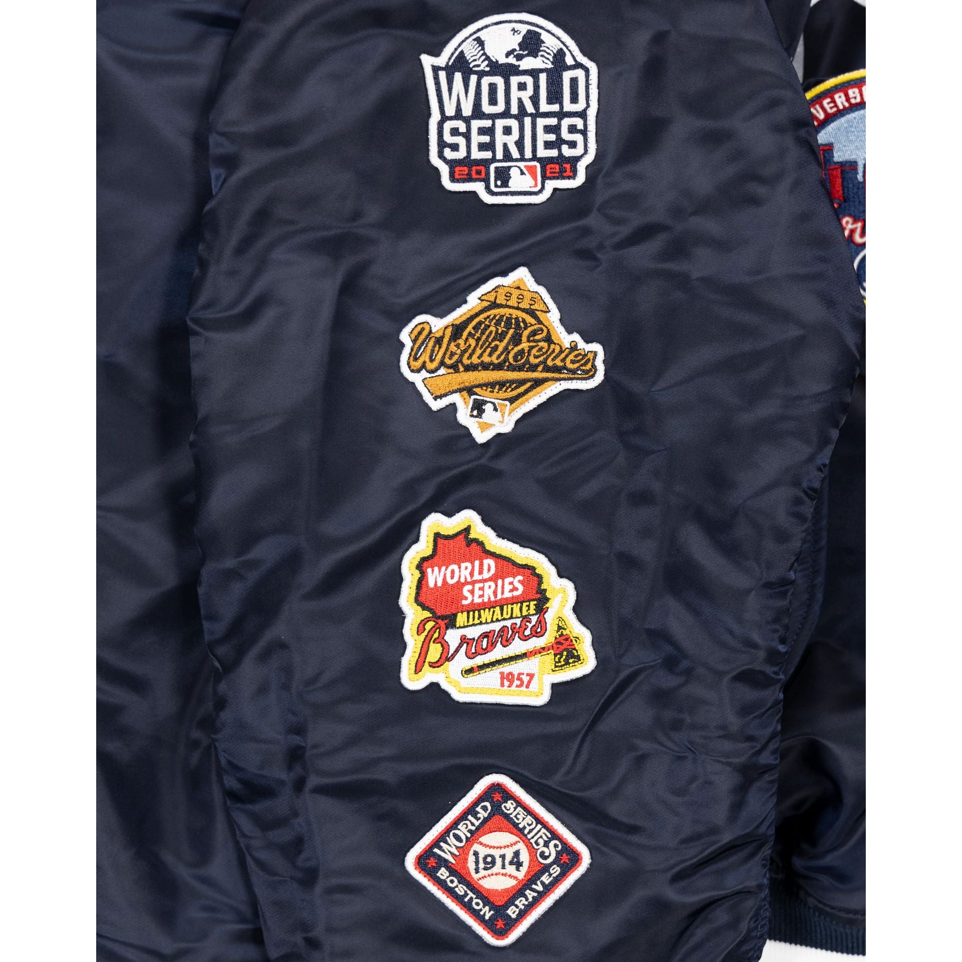 Alpha Industries X Atlanta Braves MA-1 Bomber Jacket - Image 4