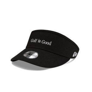 New Era Cap Golf is Good Black Visor Hat