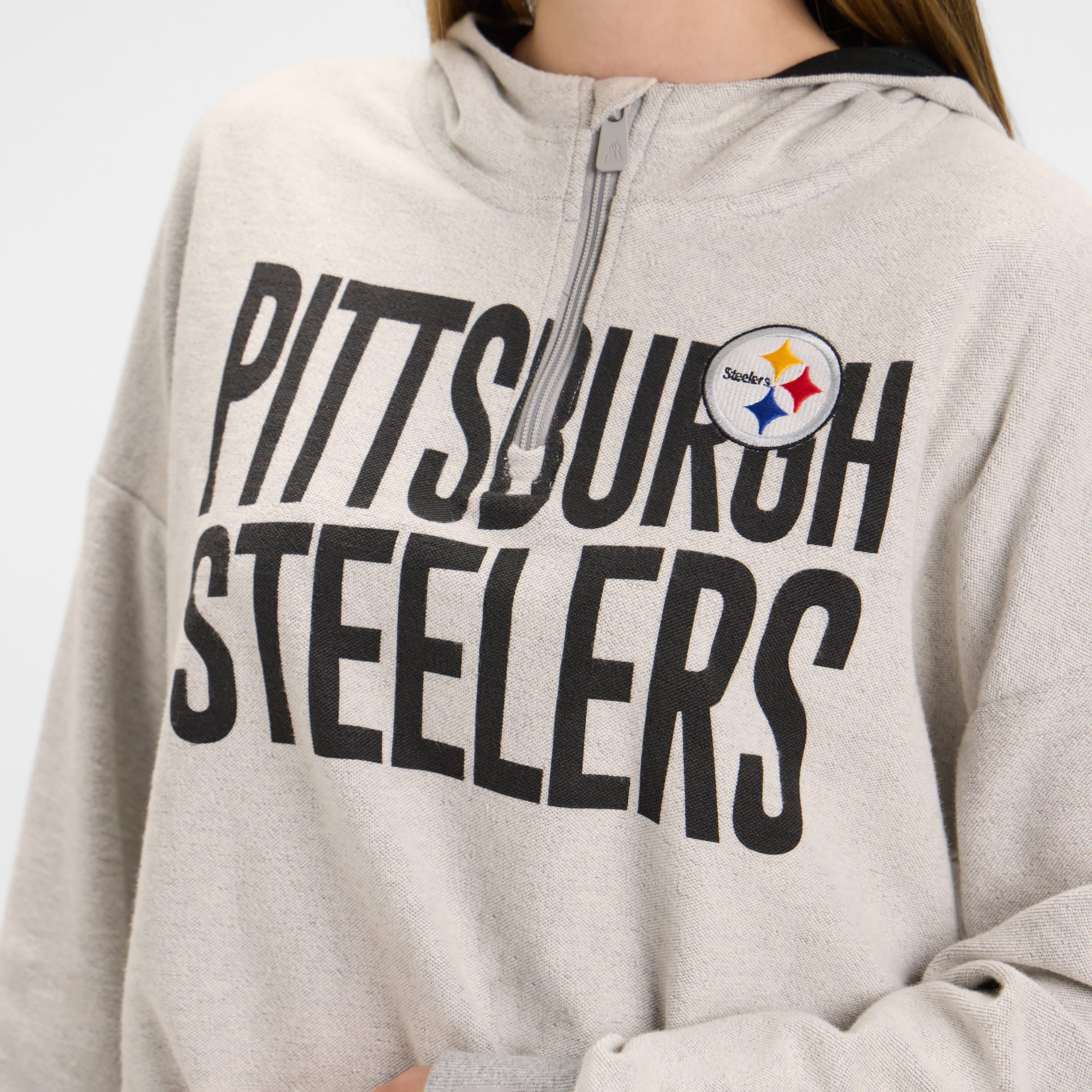 New York Knicks Sport Night Heather Gray Women's Hoodie - Image 4