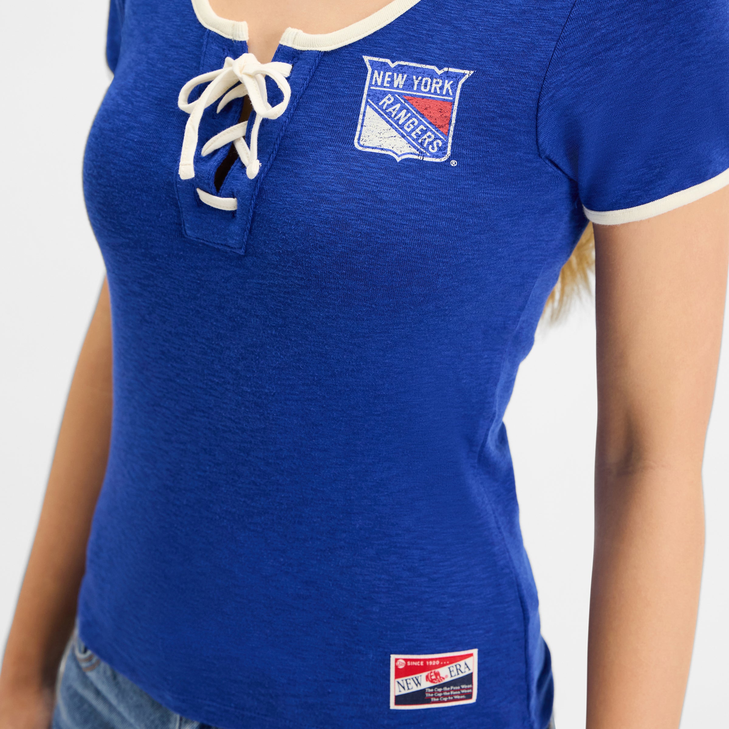 Buffalo Sabres Alternate Throwback Tie Women's T-Shirt - Image 4