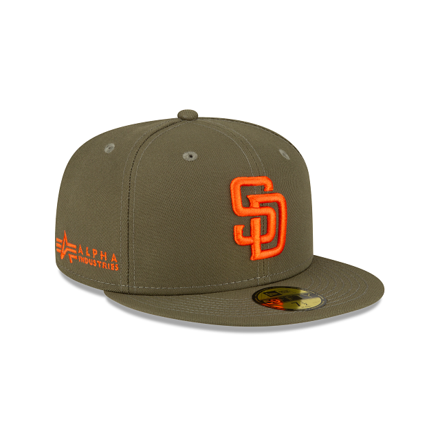 Alpha Industries X San Diego Padres Green 59FIFTY Fitted Hat - Image 3
