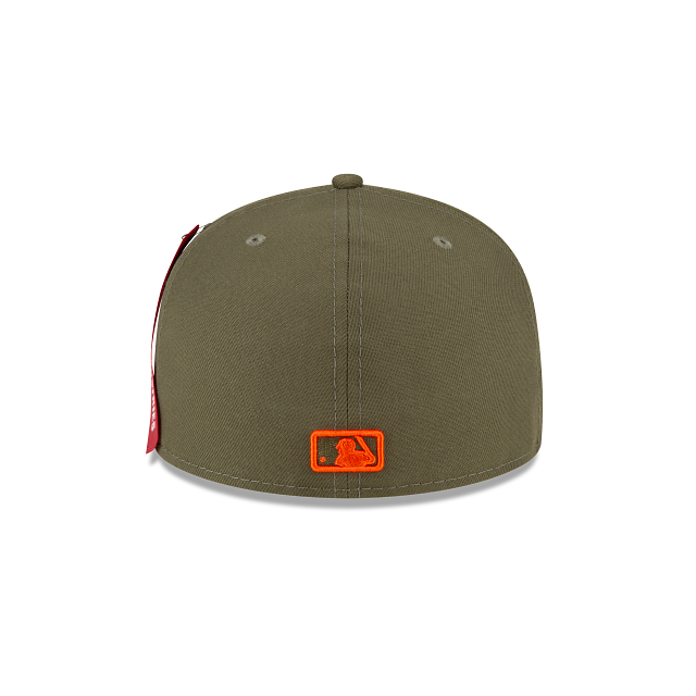 Alpha Industries X Washington Nationals Green 59FIFTY Fitted Hat - Image 6
