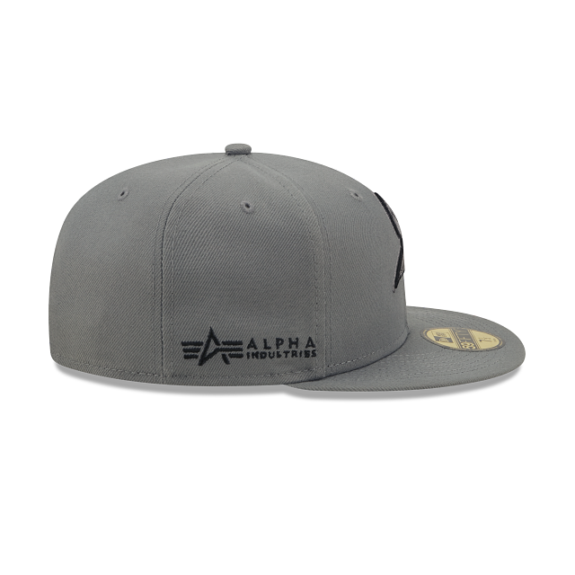 Alpha Industries X Minnesota Vikings Gray 59FIFTY Fitted Hat - Image 5