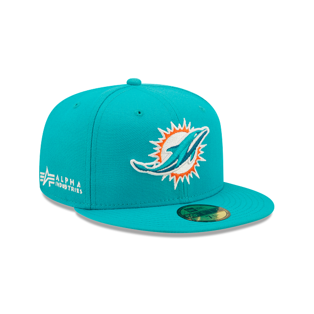 Alpha Industries X Miami Dolphins 59FIFTY Fitted Hat - Image 3