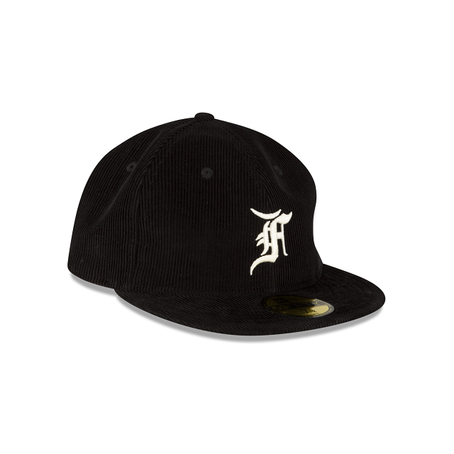 Fear of God Essentials Corduroy Black 59FIFTY Fitted Hat - Image 3