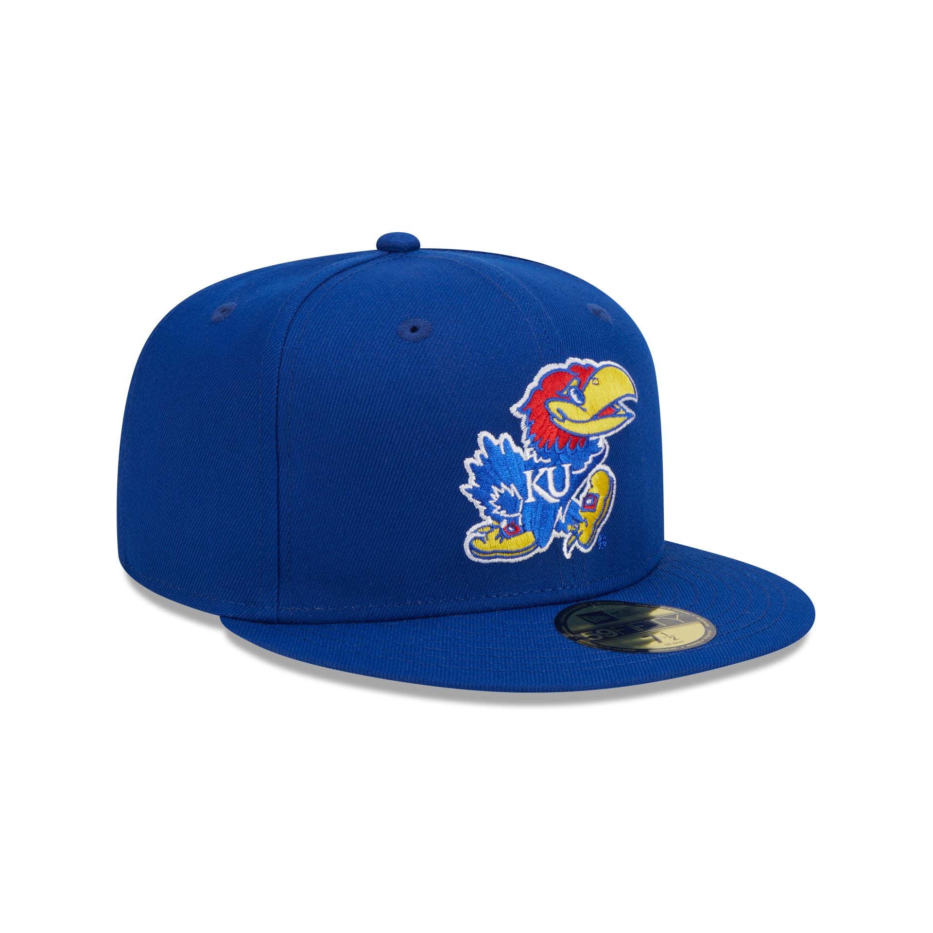 Kansas Jayhawks Blue 59FIFTY Fitted Hat - Image 3