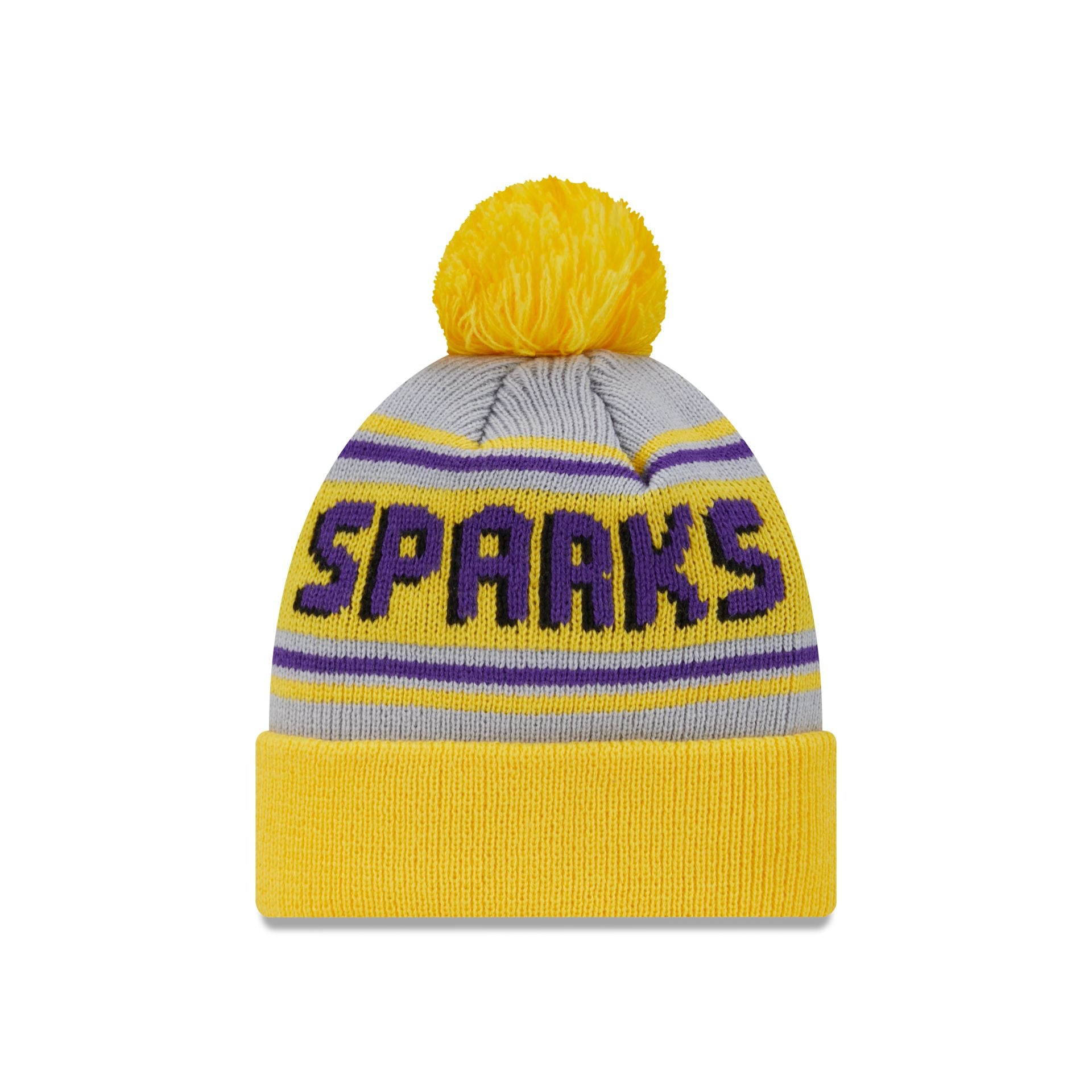 Los Angeles Sparks 2024 Team Pom Knit Hat - Image 2