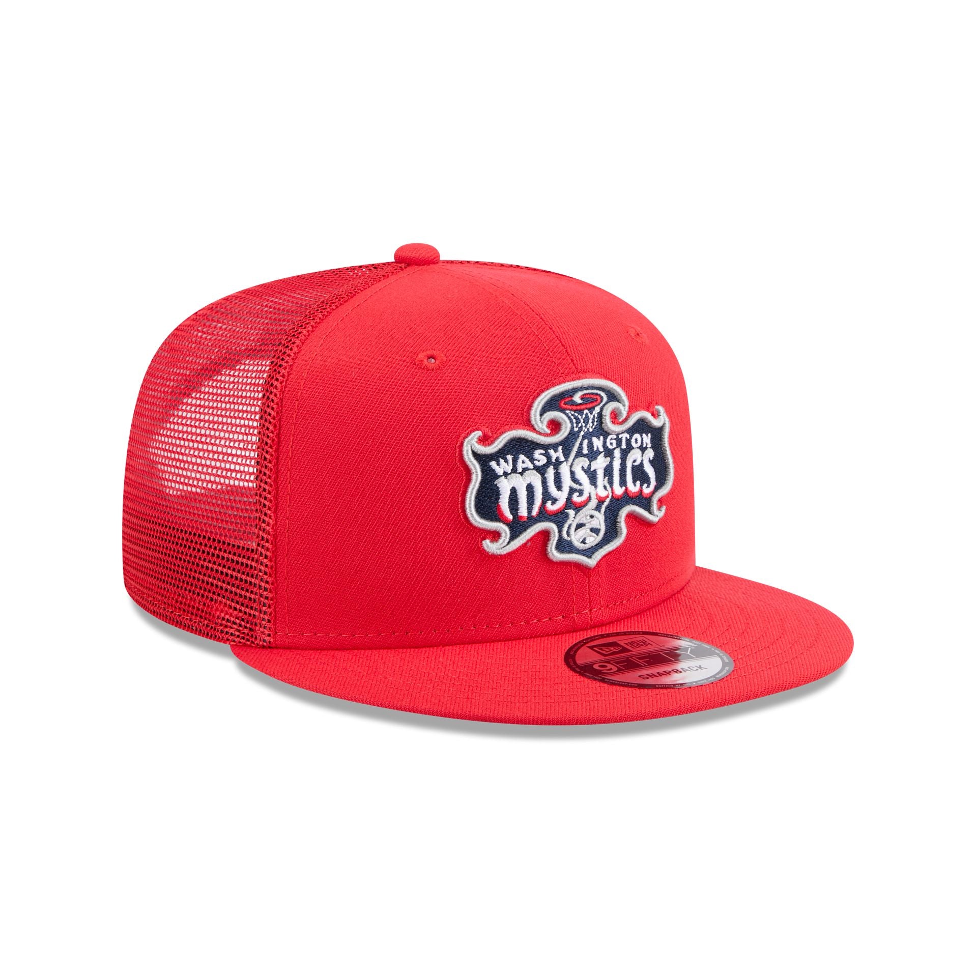 Washington Mystics Red 9FIFTY Trucker Hat - Image 3