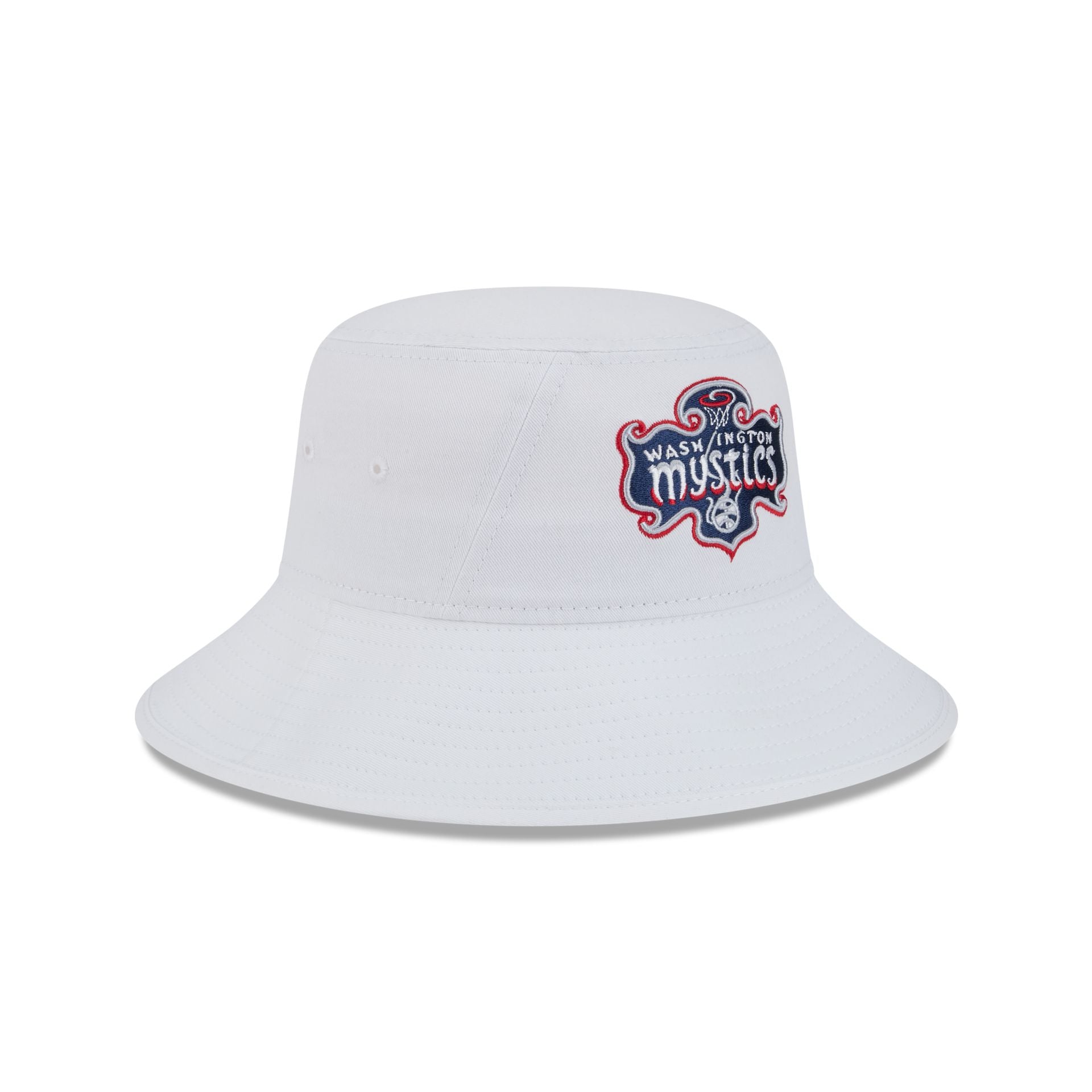 Washington Mystics Optic White Bucket Hat - Image 2