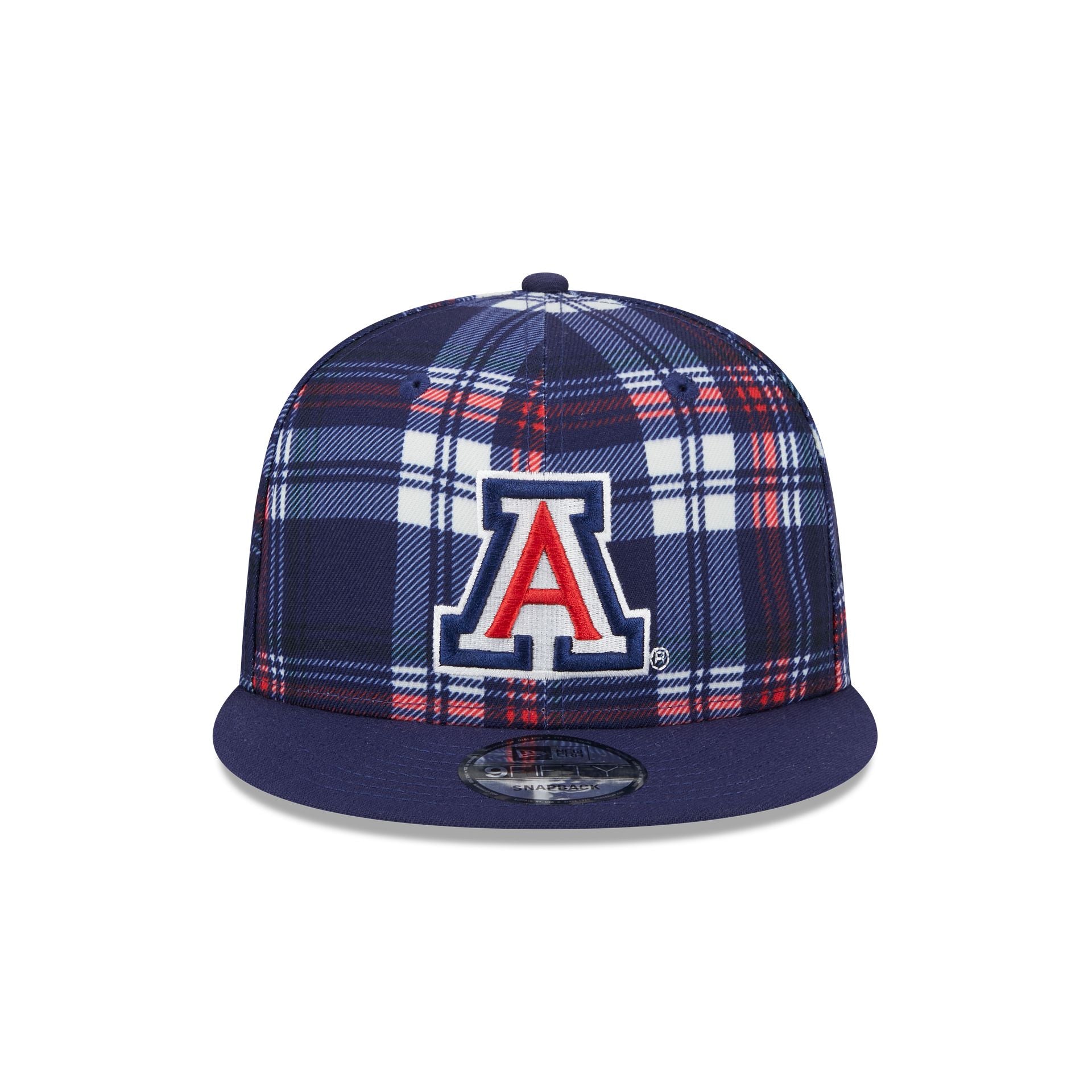 Arizona Wildcats Plaid 9FIFTY Snapback Hat - Image 2