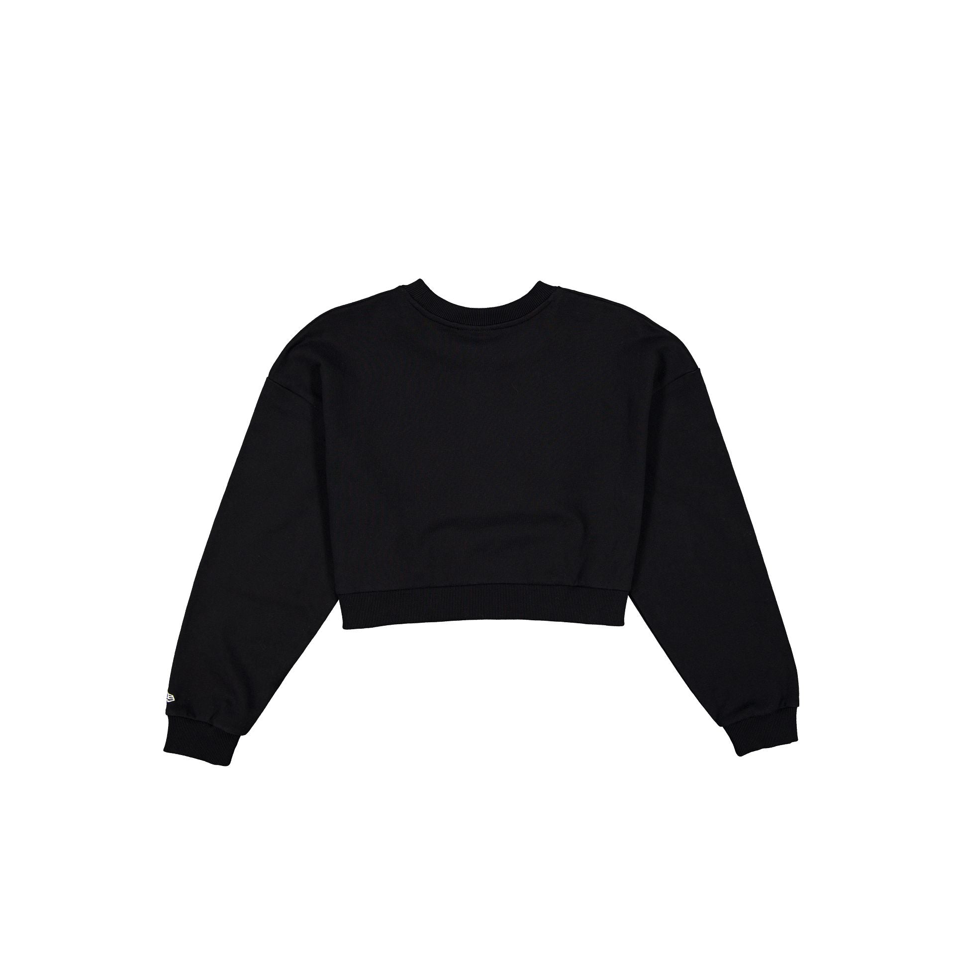 New York Yankees Women's Cropped Black Crewneck - Image 2