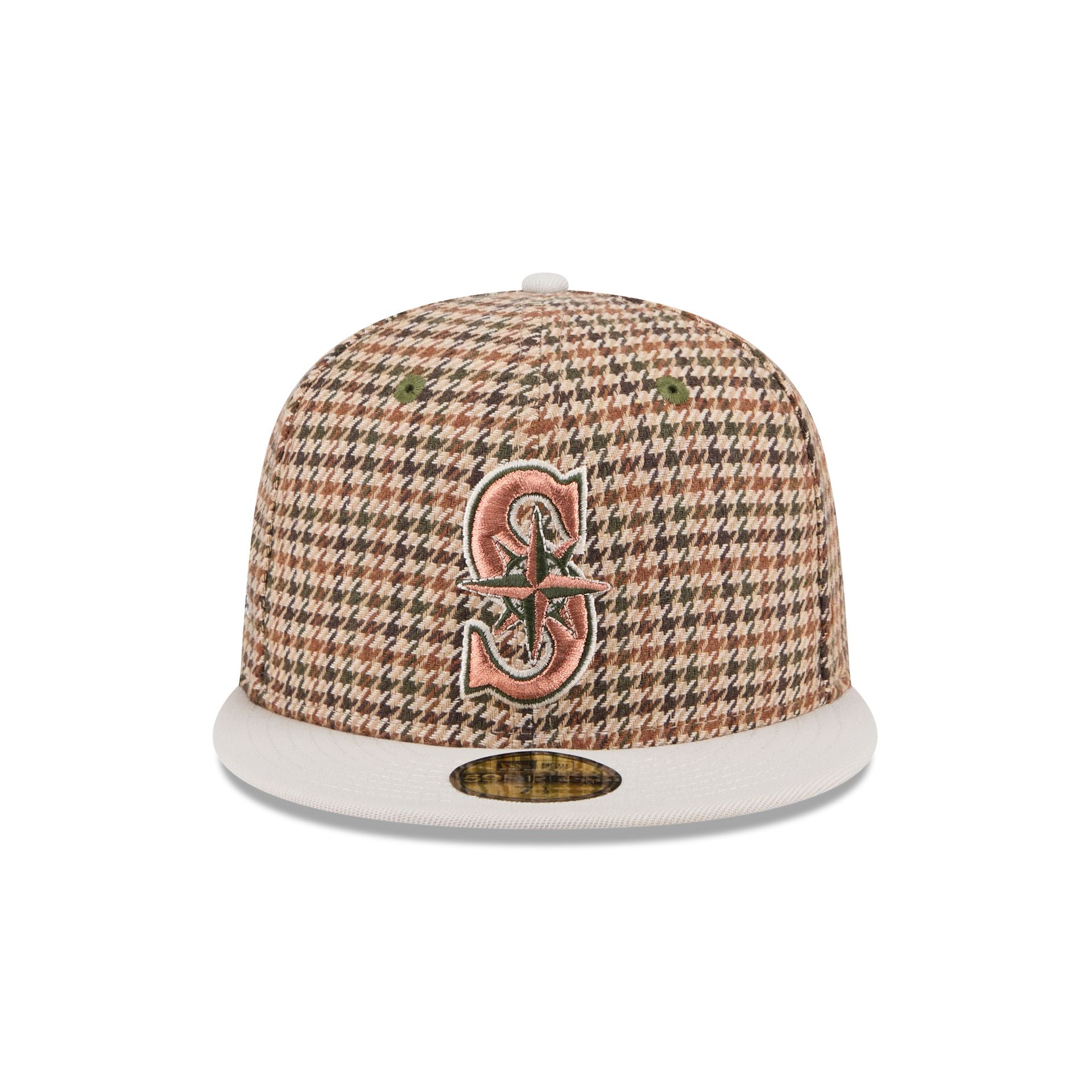 Seattle Mariners Houndstooth 59FIFTY Fitted Hat - Image 2