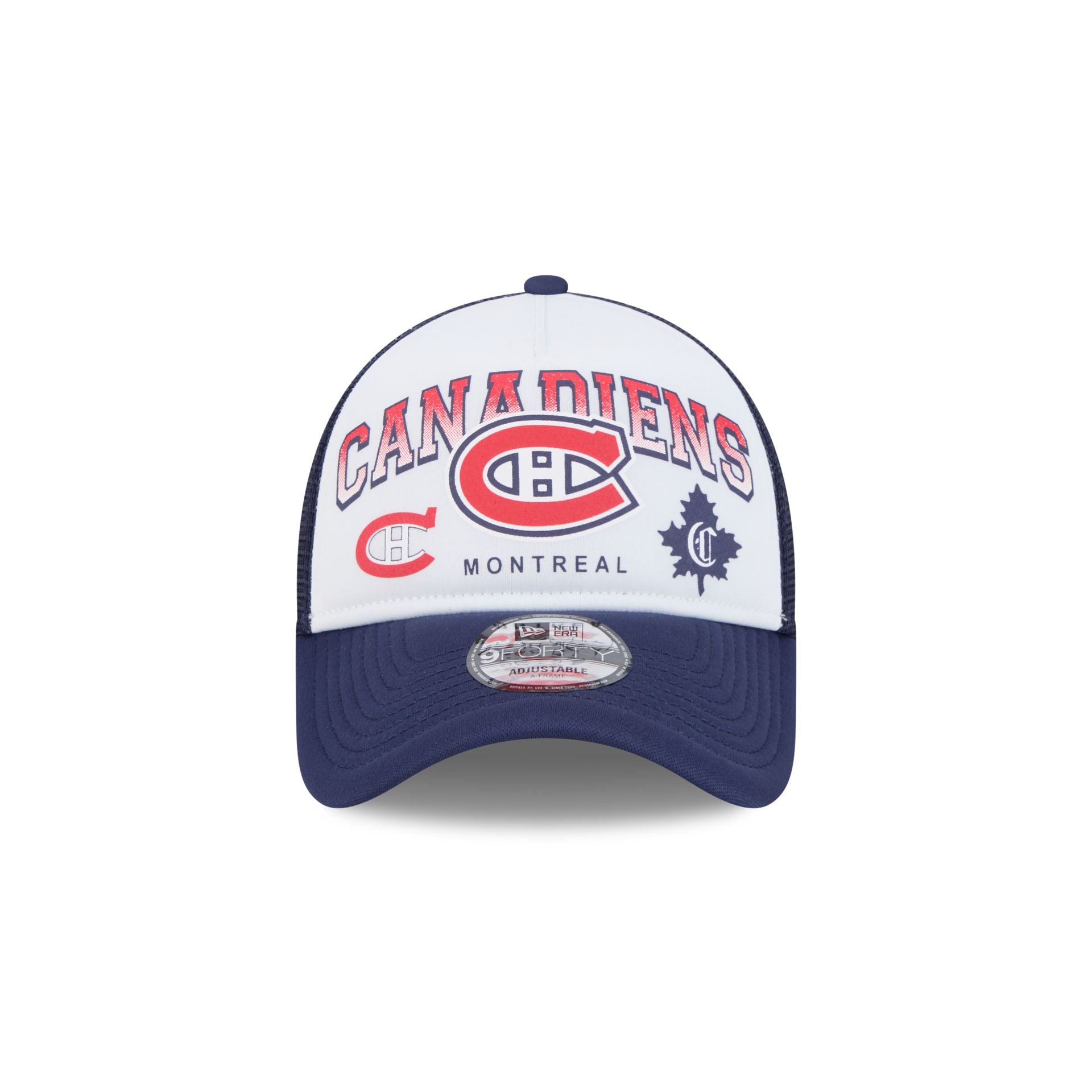 Montreal Canadiens Sport Classics 9FORTY A-Frame Trucker Hat - Image 2