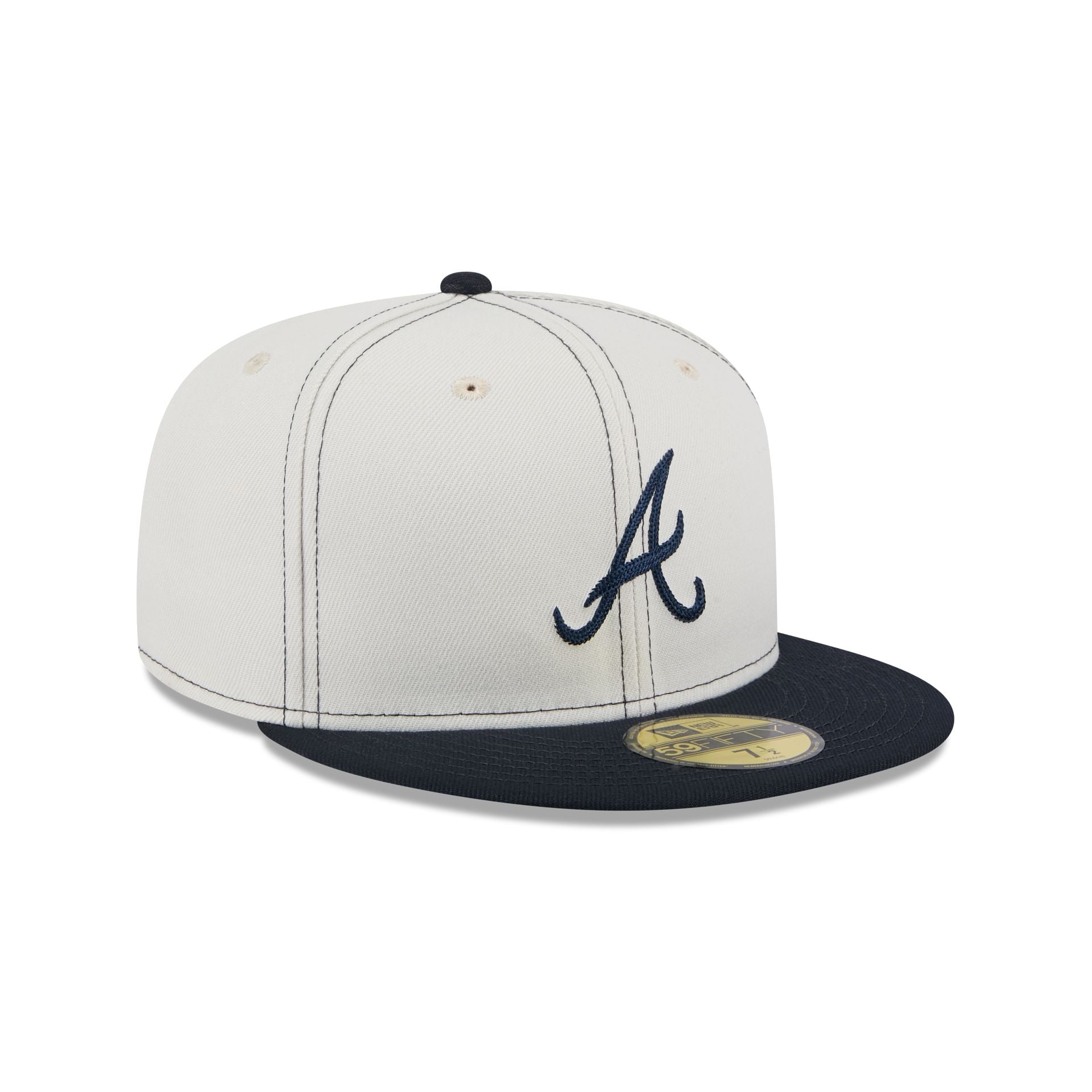 Atlanta Braves Sandy Linen 59FIFTY Fitted Hat - Image 3