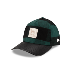Lumber Plaid Kelly Green 9FORTY A-Frame Adjustable Hat