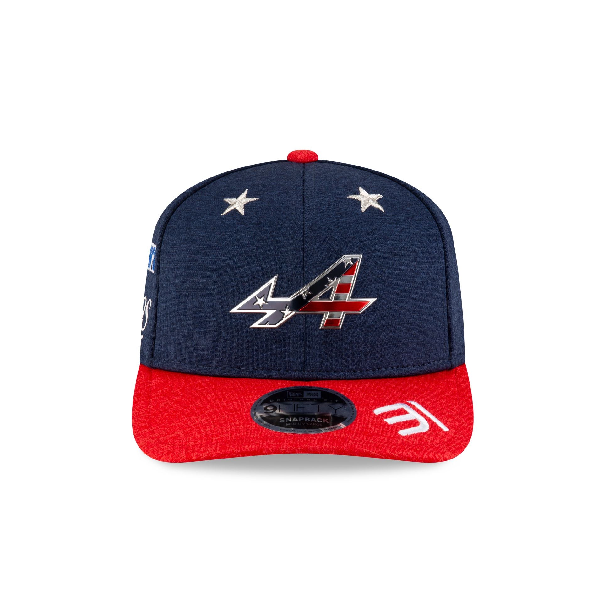 BWT Alpine F1 Team 2024 Vegas Race Special Ocon 9FIFTY Pre-Curve Snapback Hat - Image 2