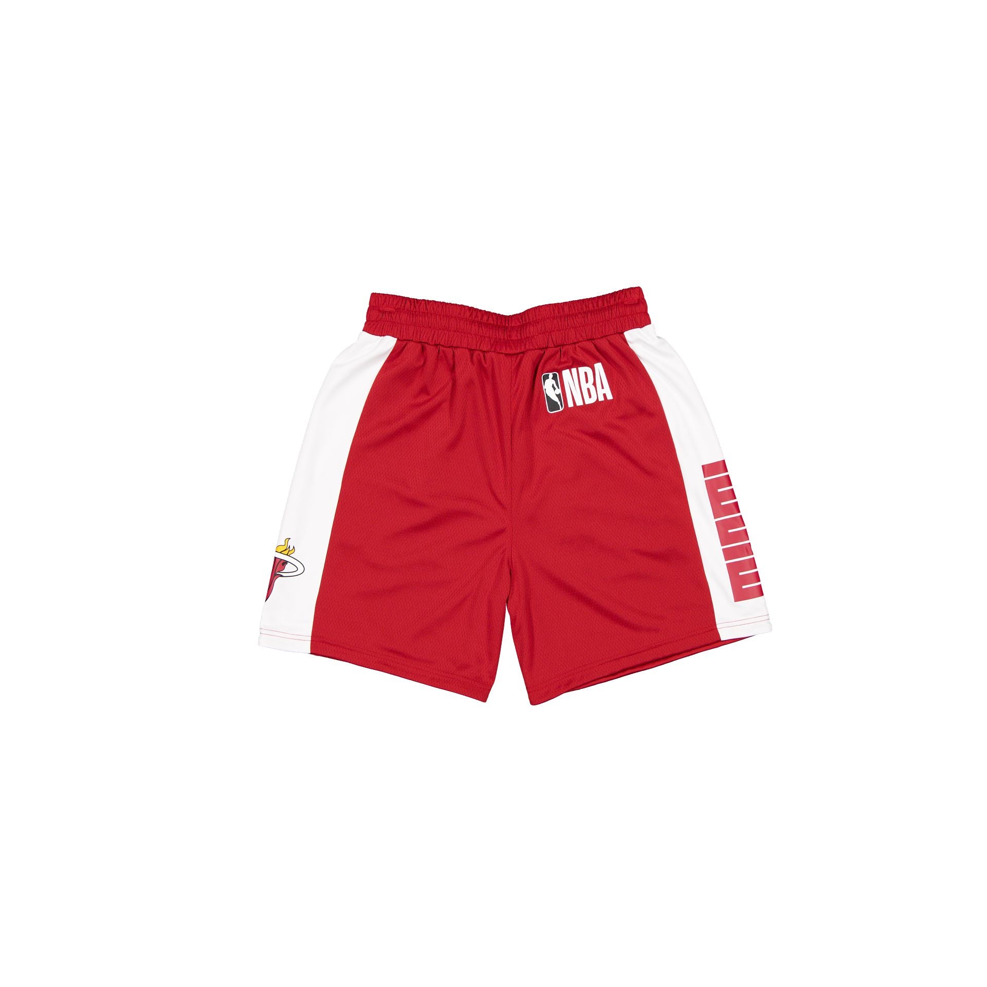 Miami Heat Red Graphic Mesh Shorts - Image 2