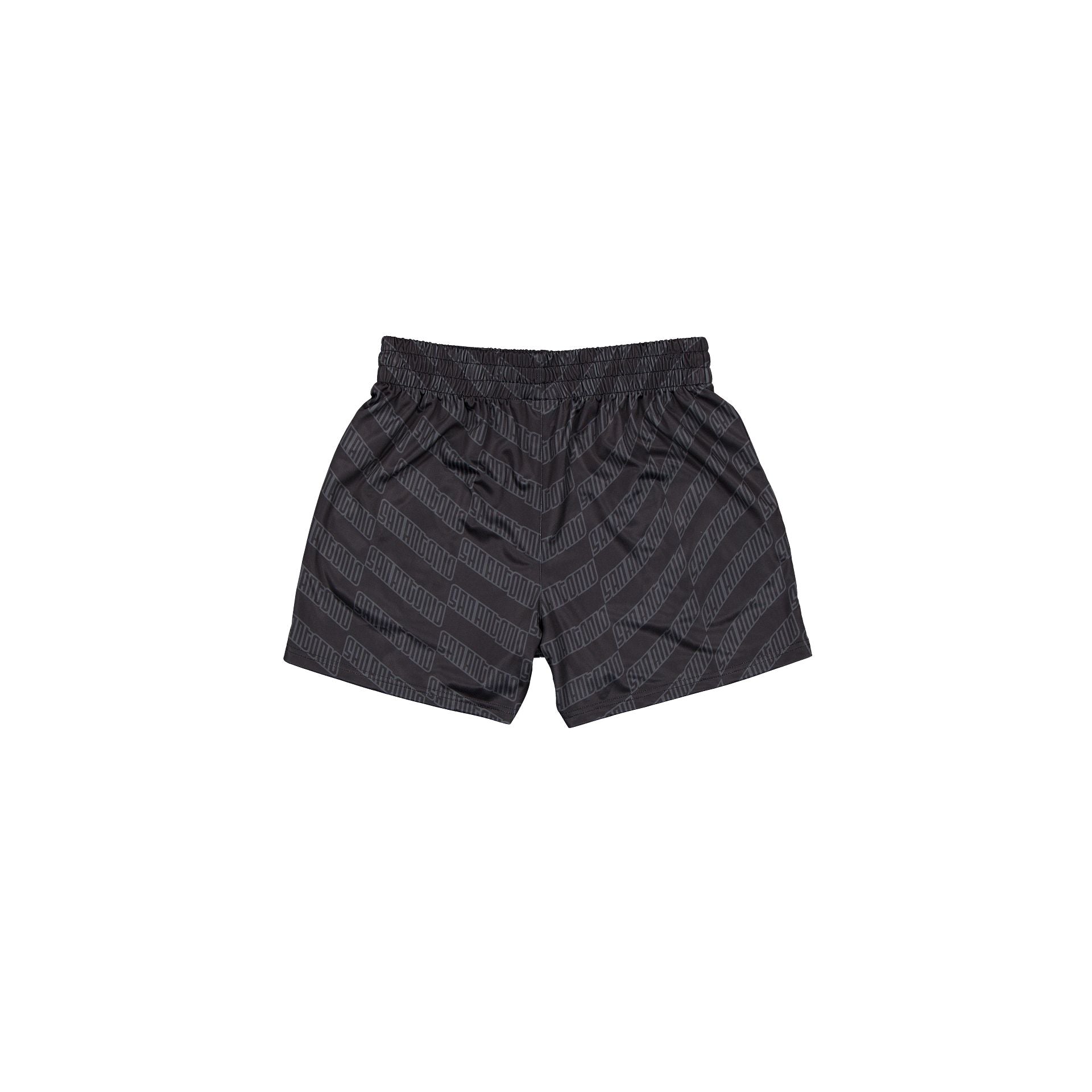 San Antonio Spurs Black All-Over-Print Shorts - Image 2