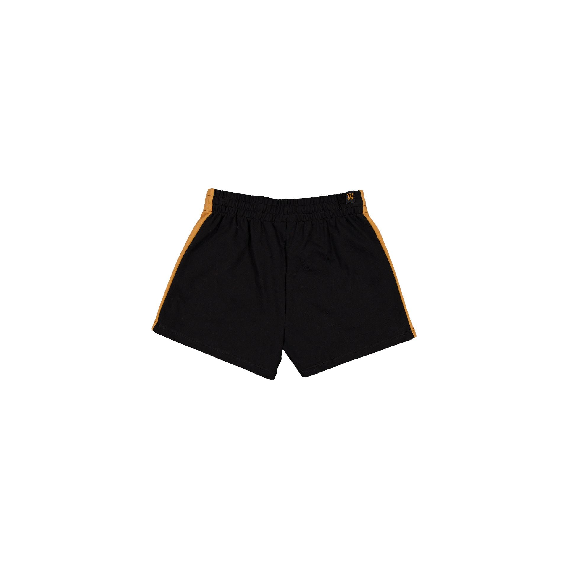 New York Yankees Women's High Waisted Black Floral Shorts - Image 2