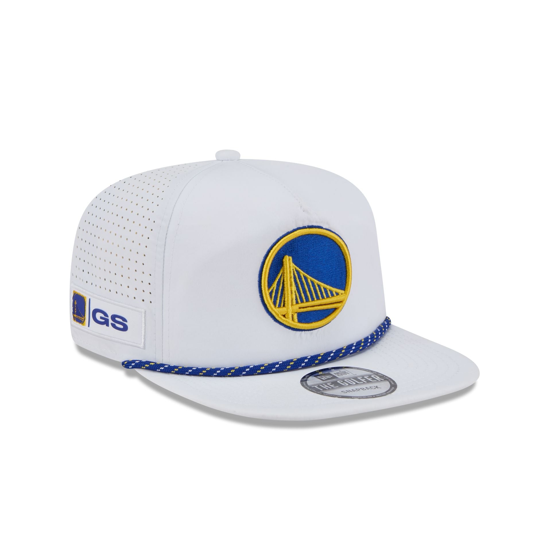 Golden State Warriors Optic White Performance Rope Golfer Hat - Image 3