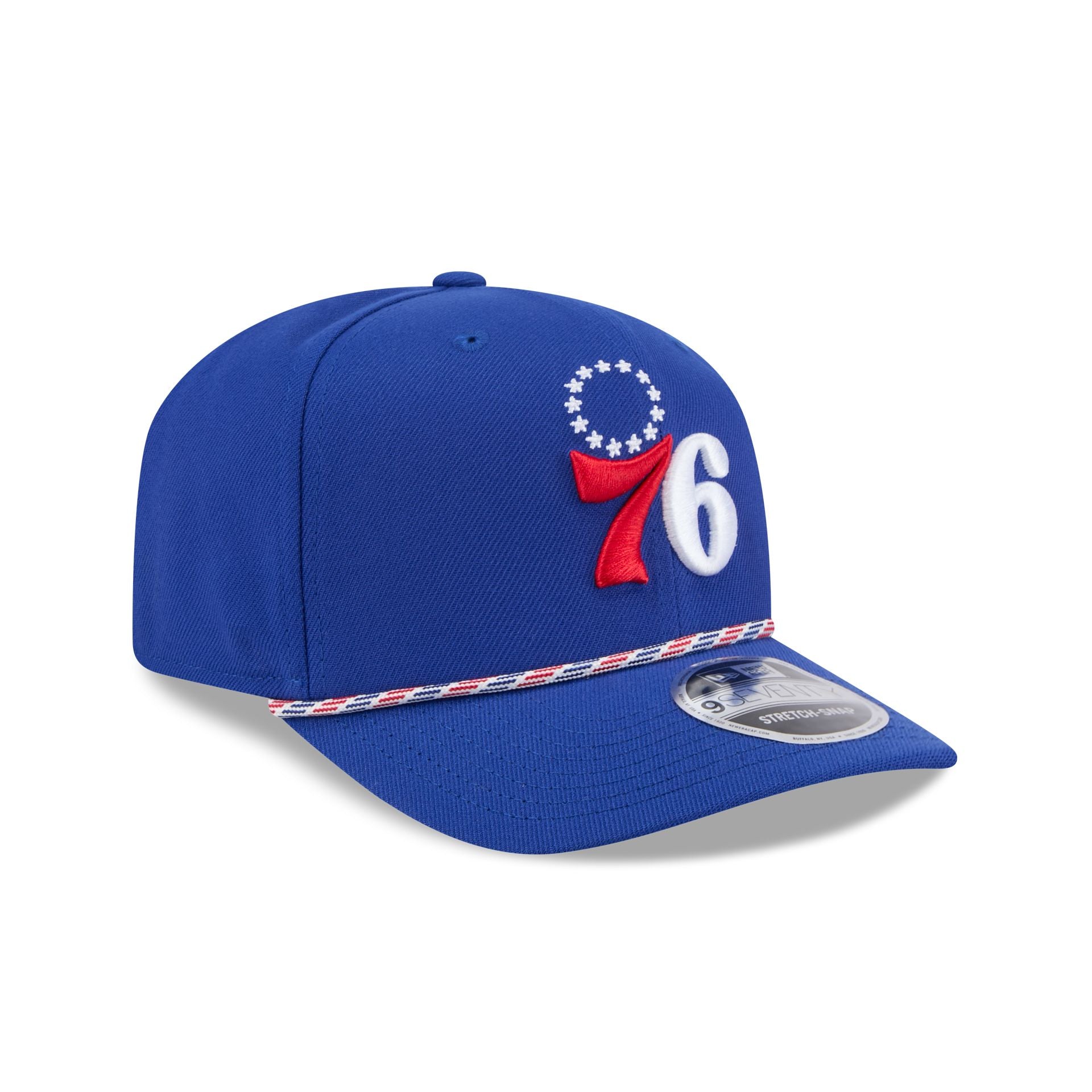 Philadelphia 76ers Multi Rope 9SEVENTY Stretch-Snap Hat - Image 3