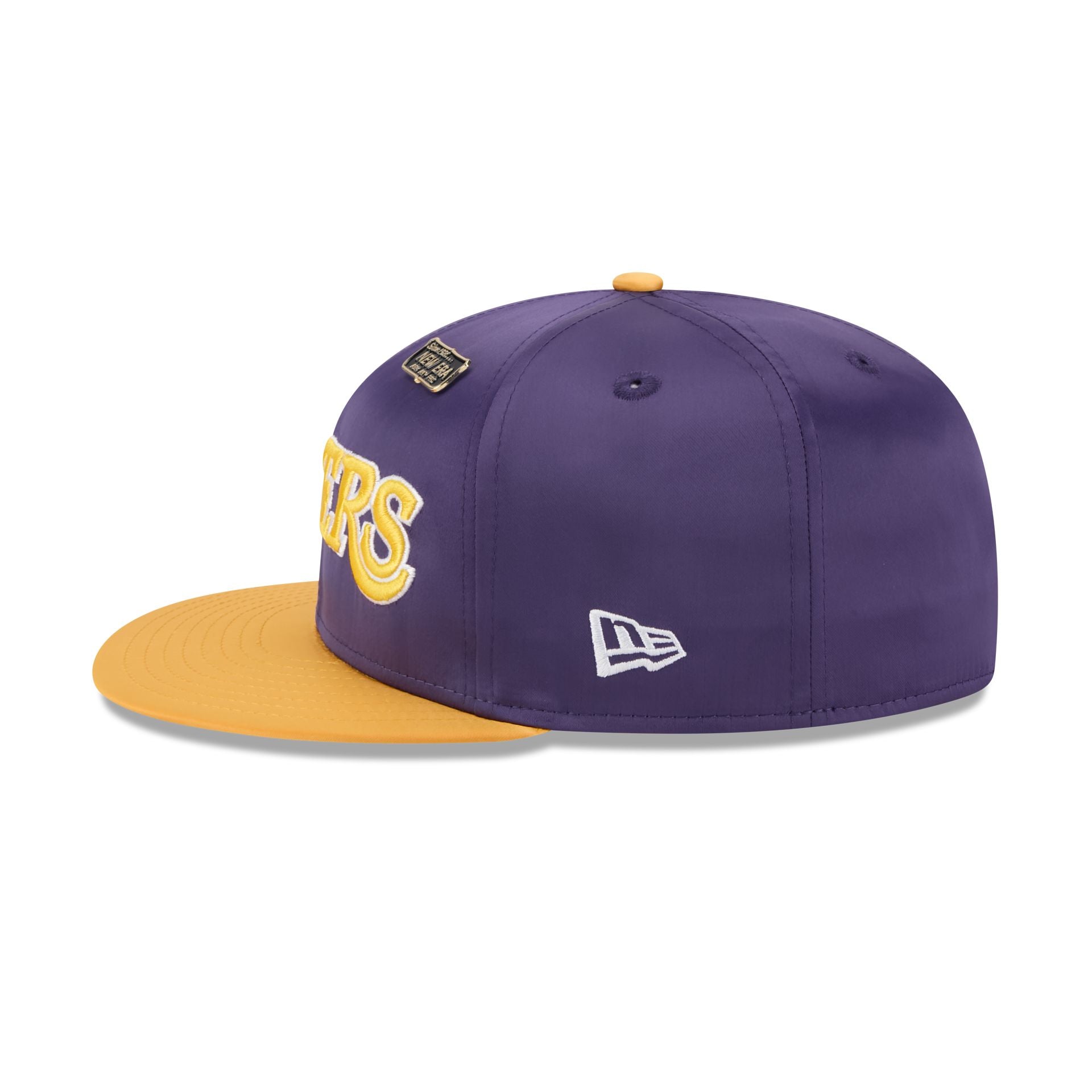 Los Angeles Lakers Spring Satin 59FIFTY Fitted Hat - Image 5