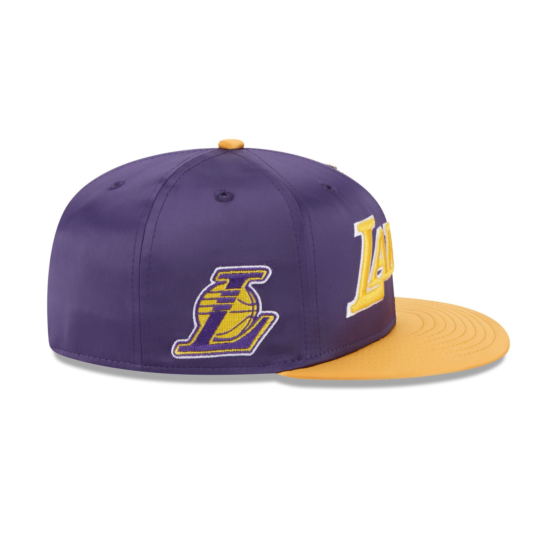Los Angeles Lakers Spring Satin 59FIFTY Fitted Hat - Image 4