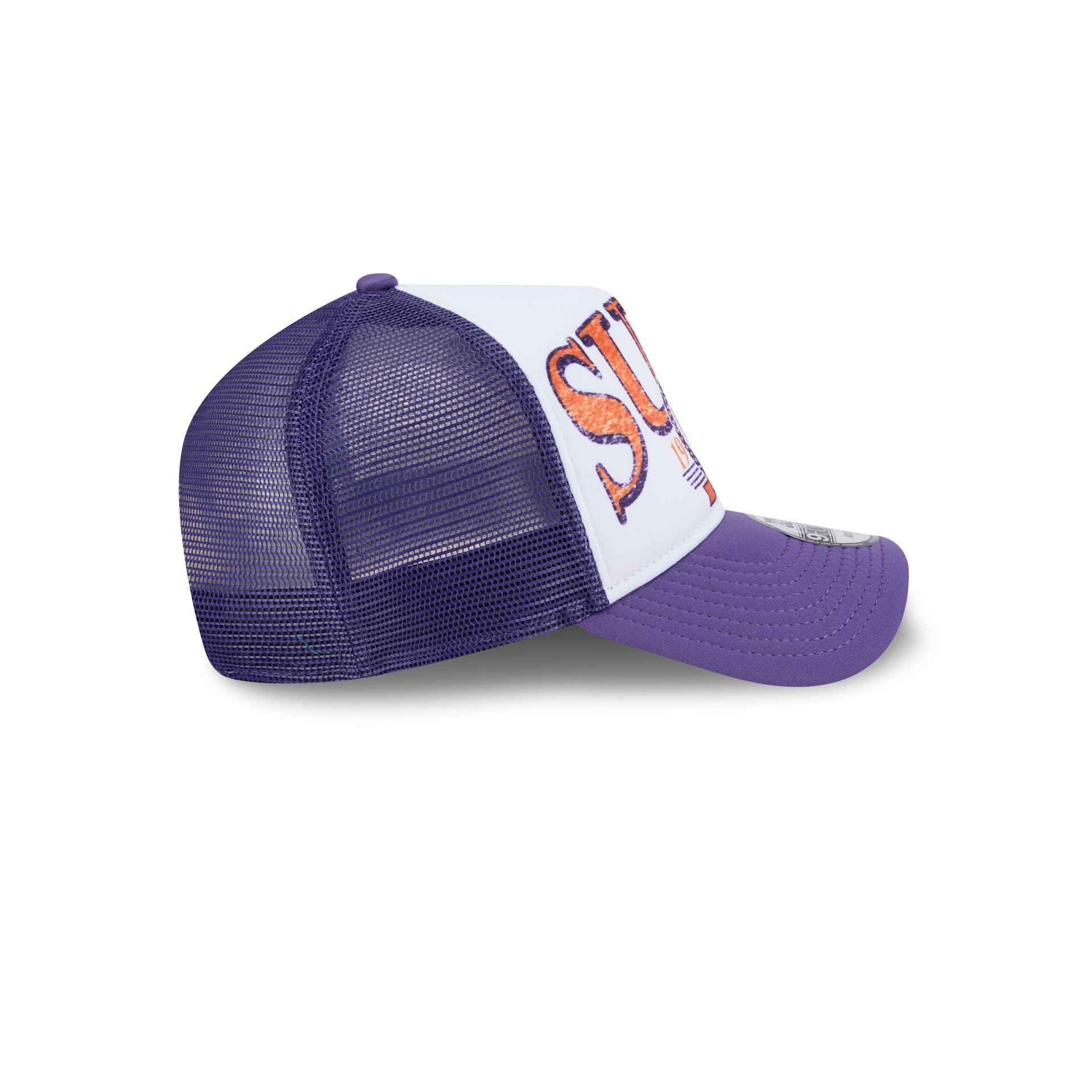 Phoenix Suns Distressed 9FORTY A-Frame Trucker Hat - Image 5