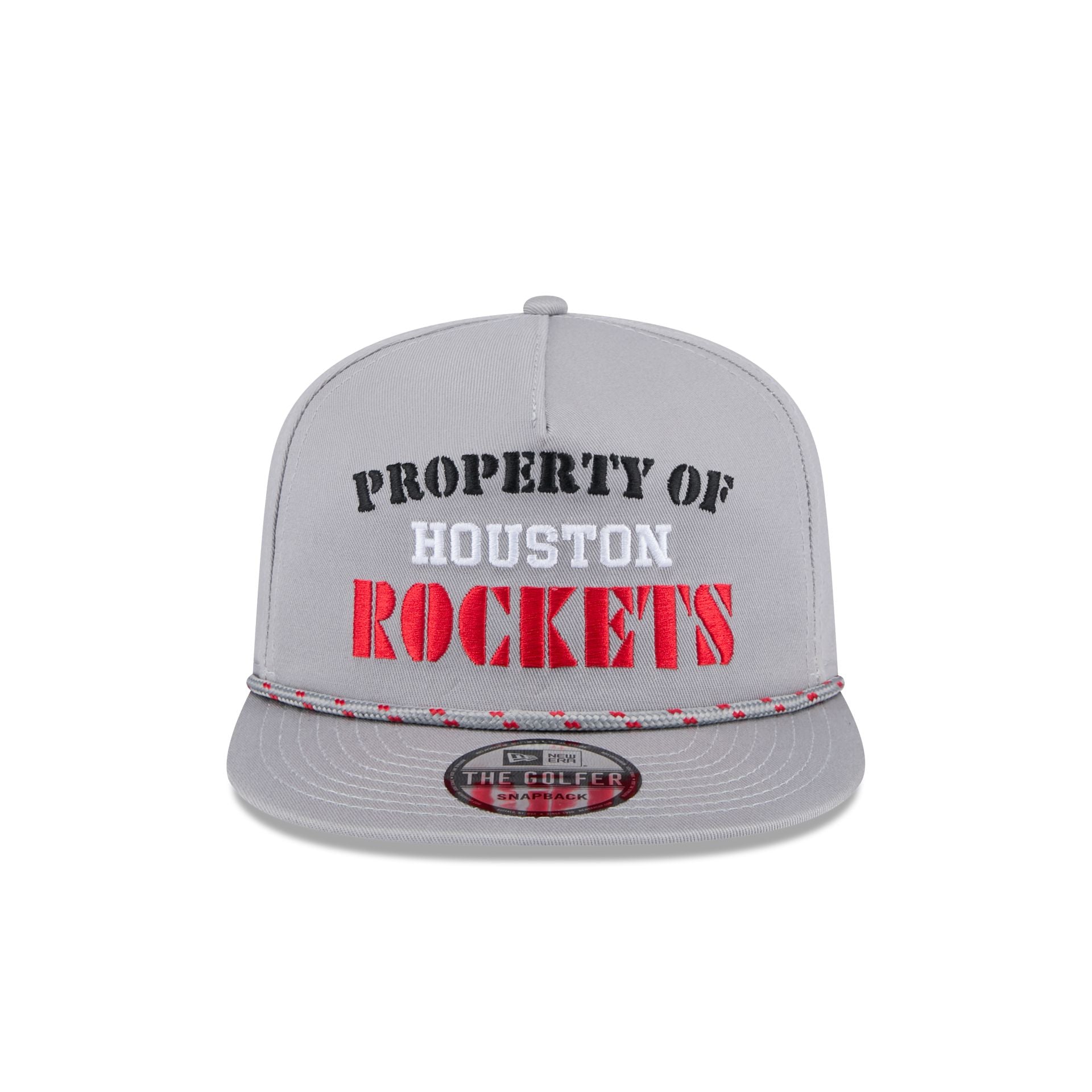 Houston Rockets Vintage Gray Rope Golfer Hat - Image 2