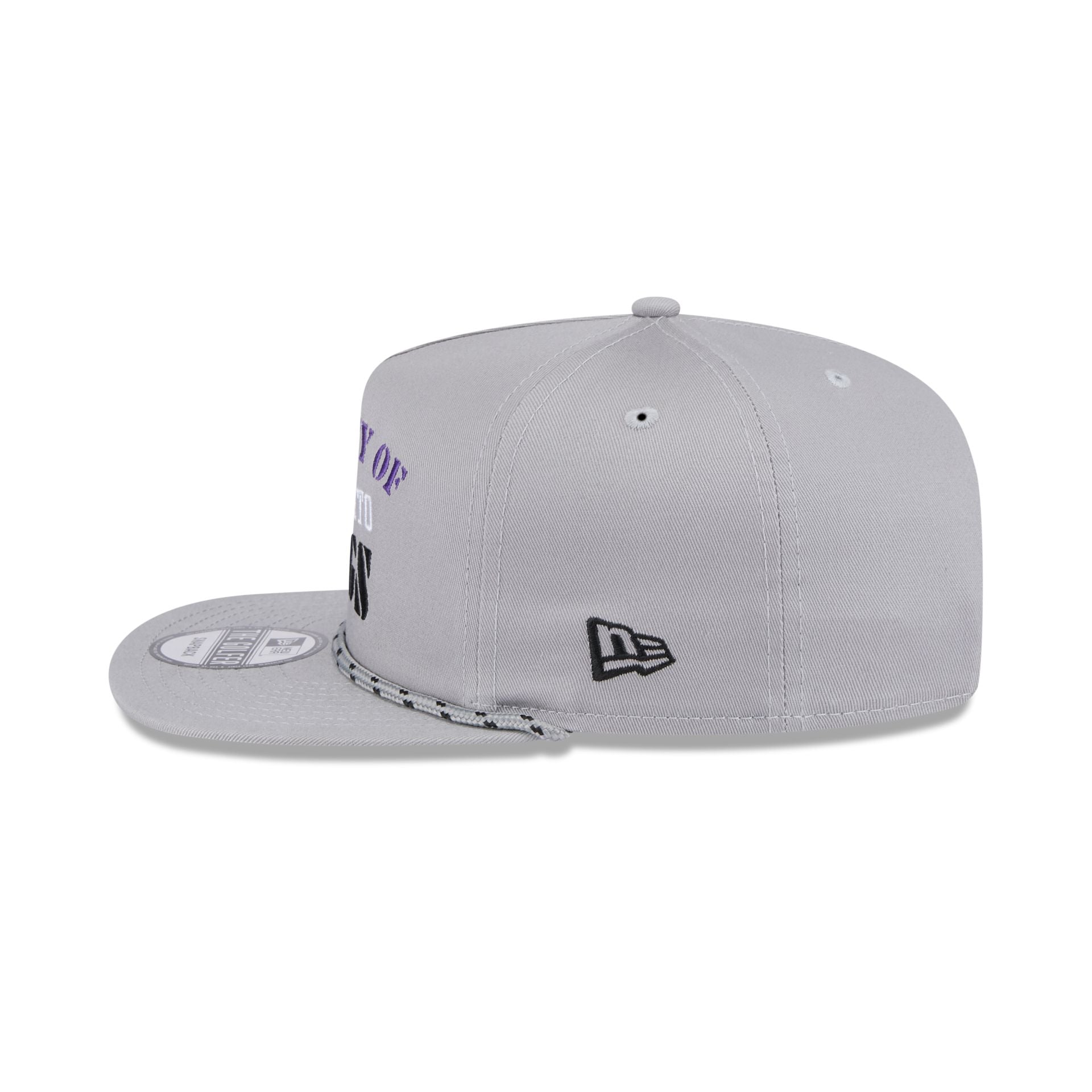 Sacramento Kings Vintage Gray Rope Golfer Hat - Image 5