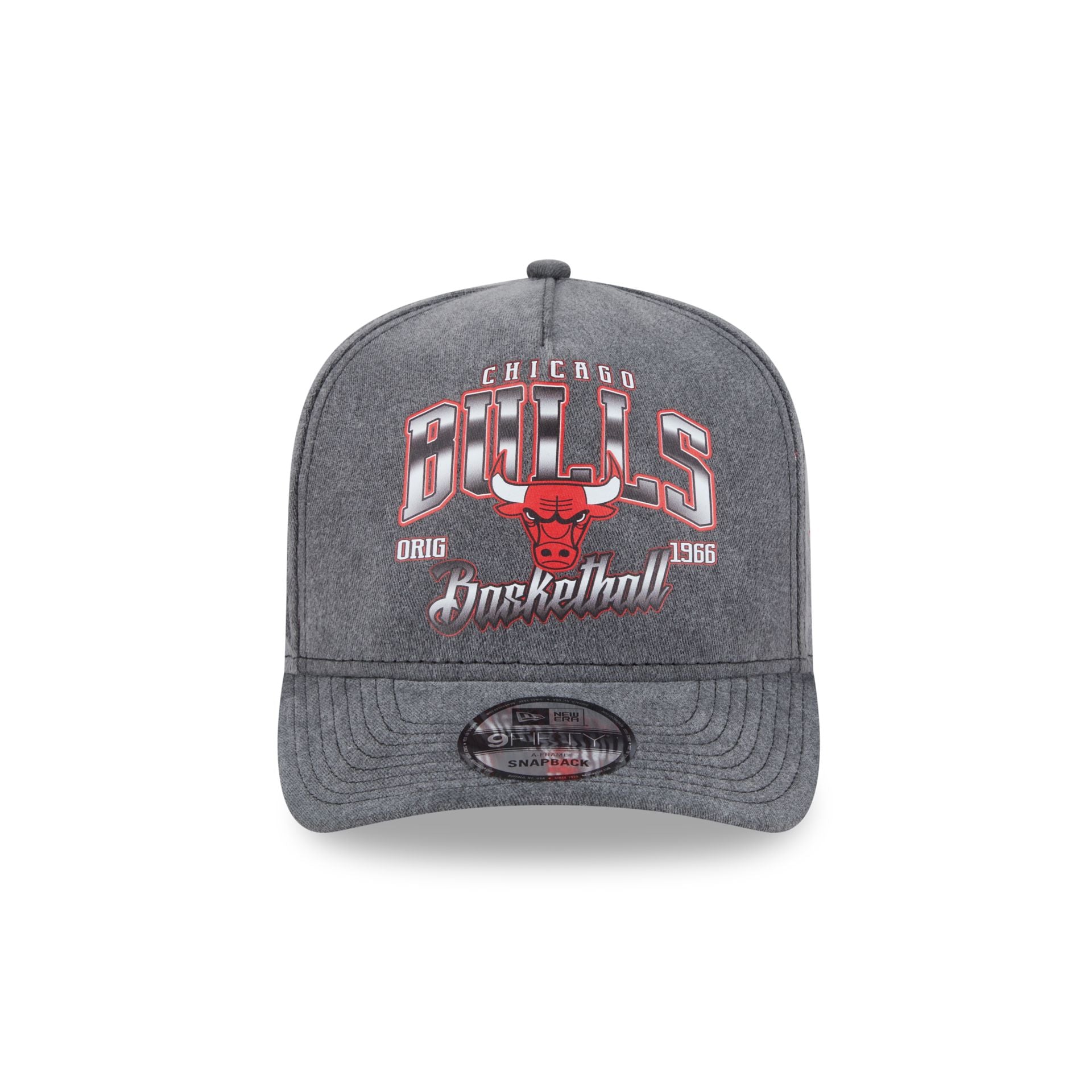 Chicago Bulls Washed 9FIFTY A-Frame Snapback Hat - Image 2