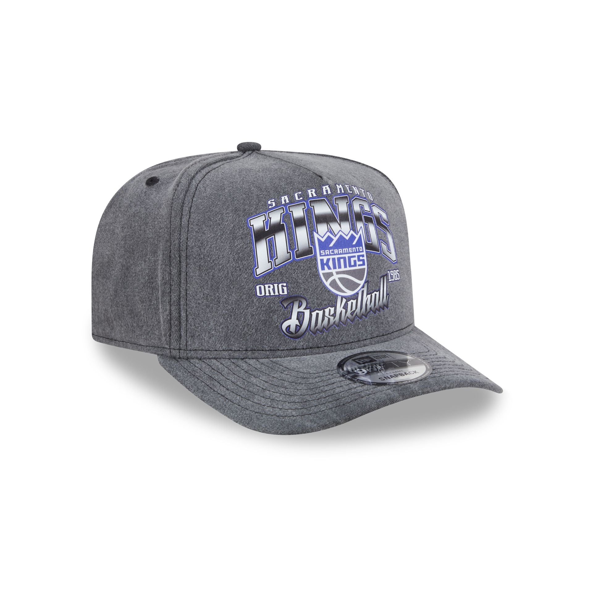 Sacramento Kings Washed 9FIFTY A-Frame Snapback Hat - Image 3