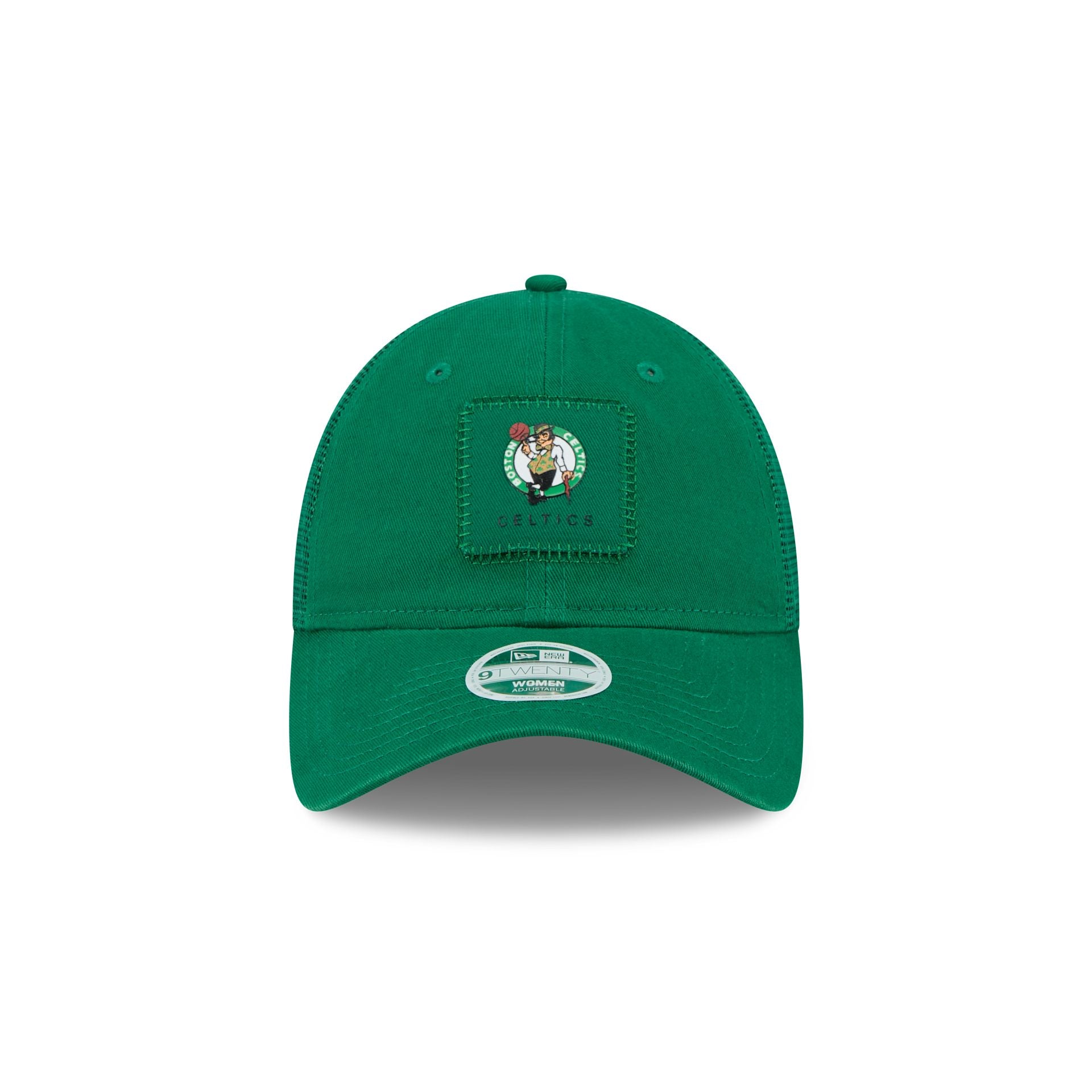 Boston Celtics Women's Square Stitch 9TWENTY Trucker Hat - Image 2