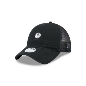 Brooklyn Nets Women's Square Stitch 9TWENTY Trucker Hat