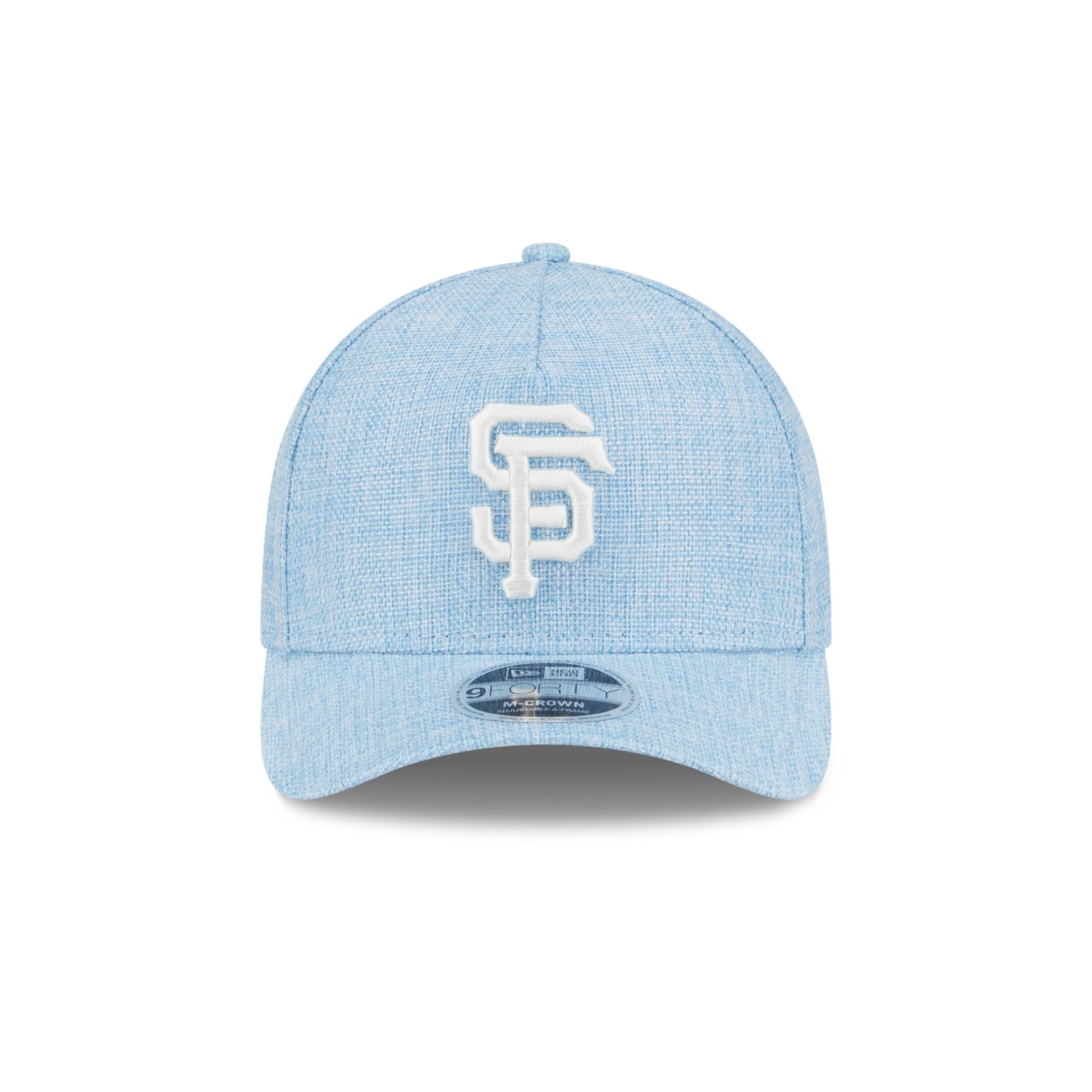 San Francisco Giants Cotton Weaver Blue 9FORTY M-Crown A-Frame Snapback Hat - Image 2