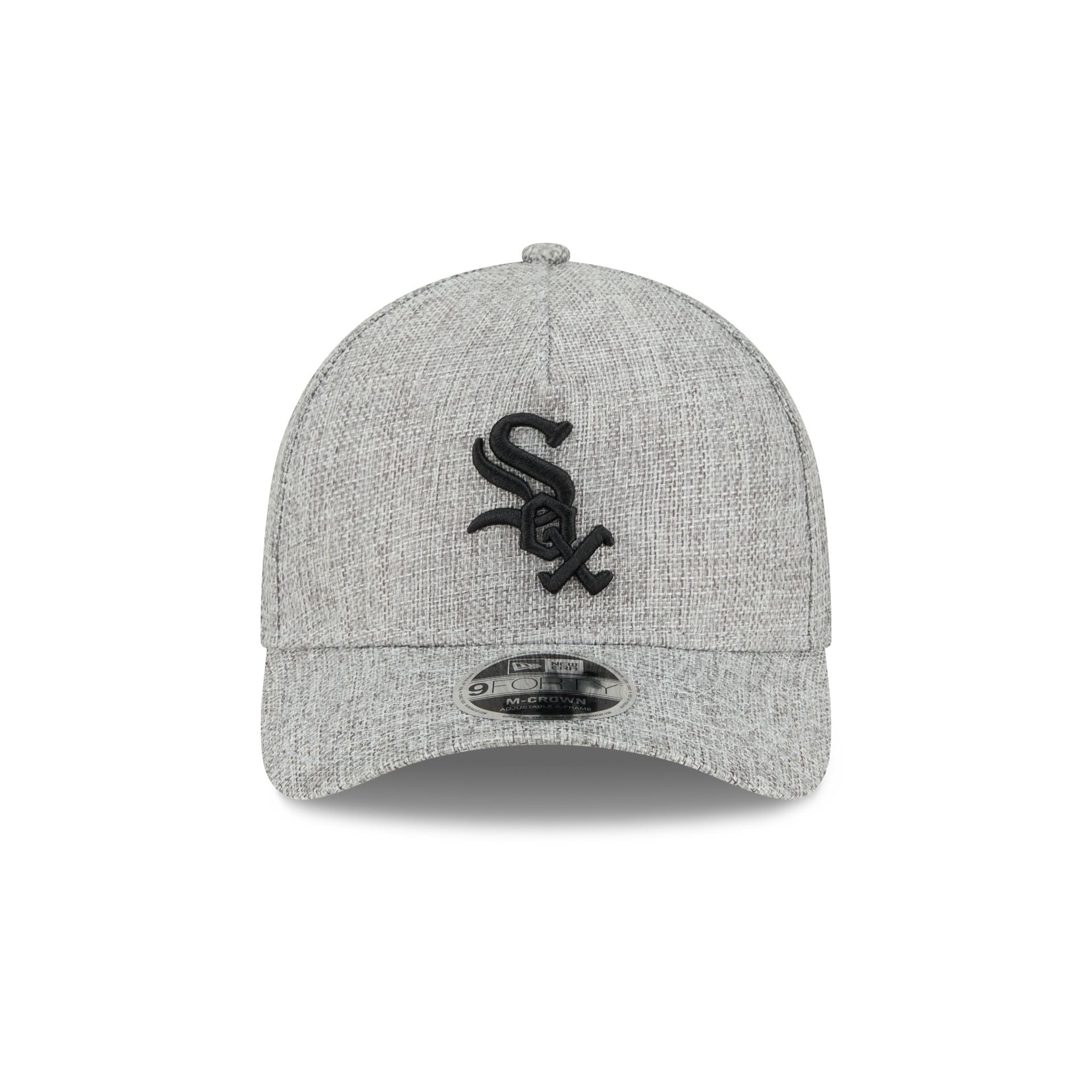 Chicago White Sox Cotton Weave Gray 9FORTY M-Crown A-Frame Snapback Hat - Image 2