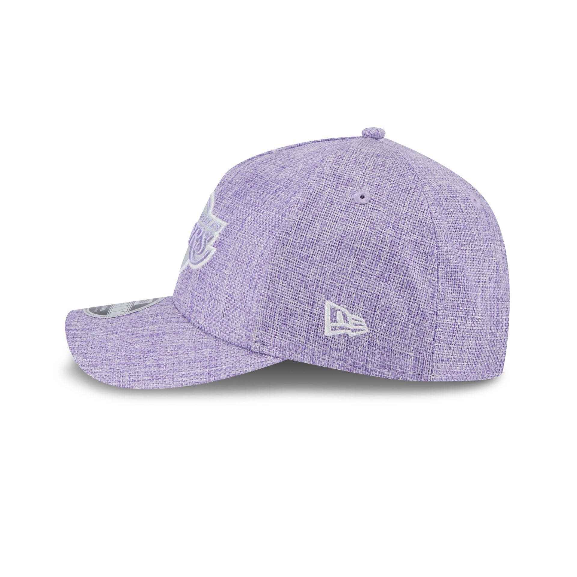 Los Angeles Lakers Cotton Weave Purple 9FORTY M-Crown A-Frame Snapback Hat - Image 4