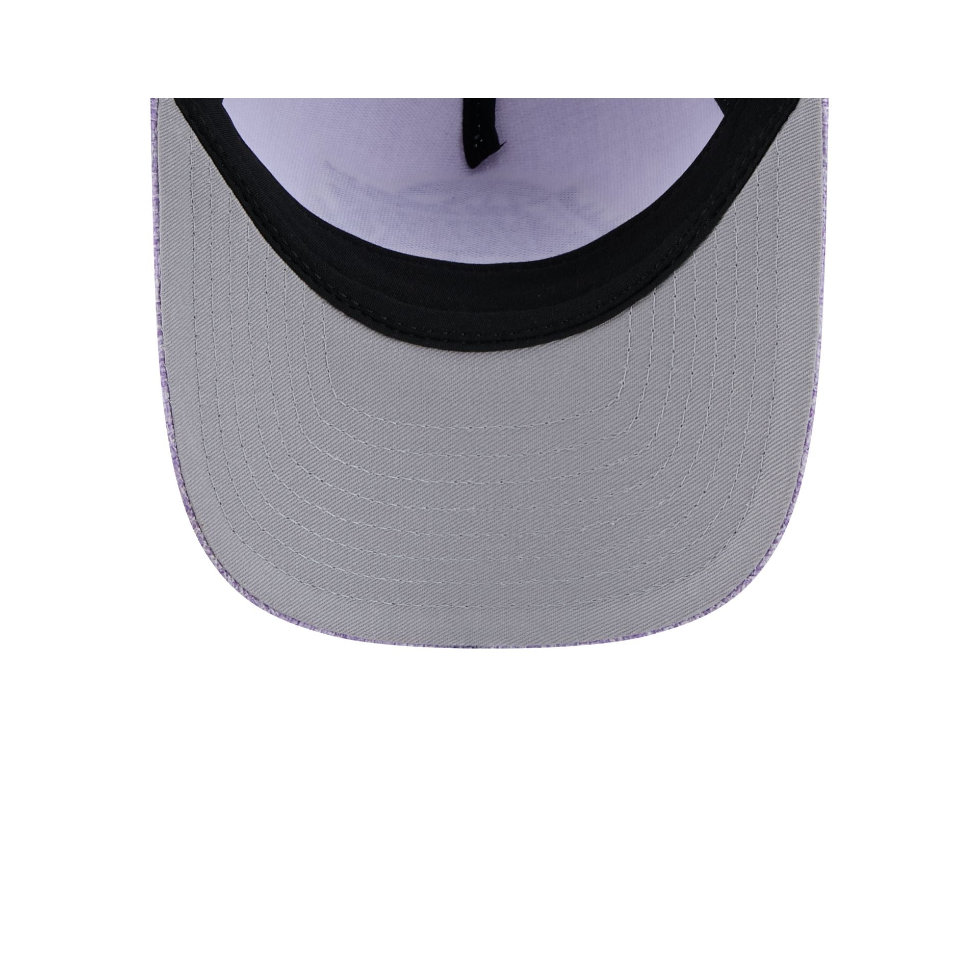 Los Angeles Lakers Cotton Weave Purple 9FORTY M-Crown A-Frame Snapback Hat - Image 7