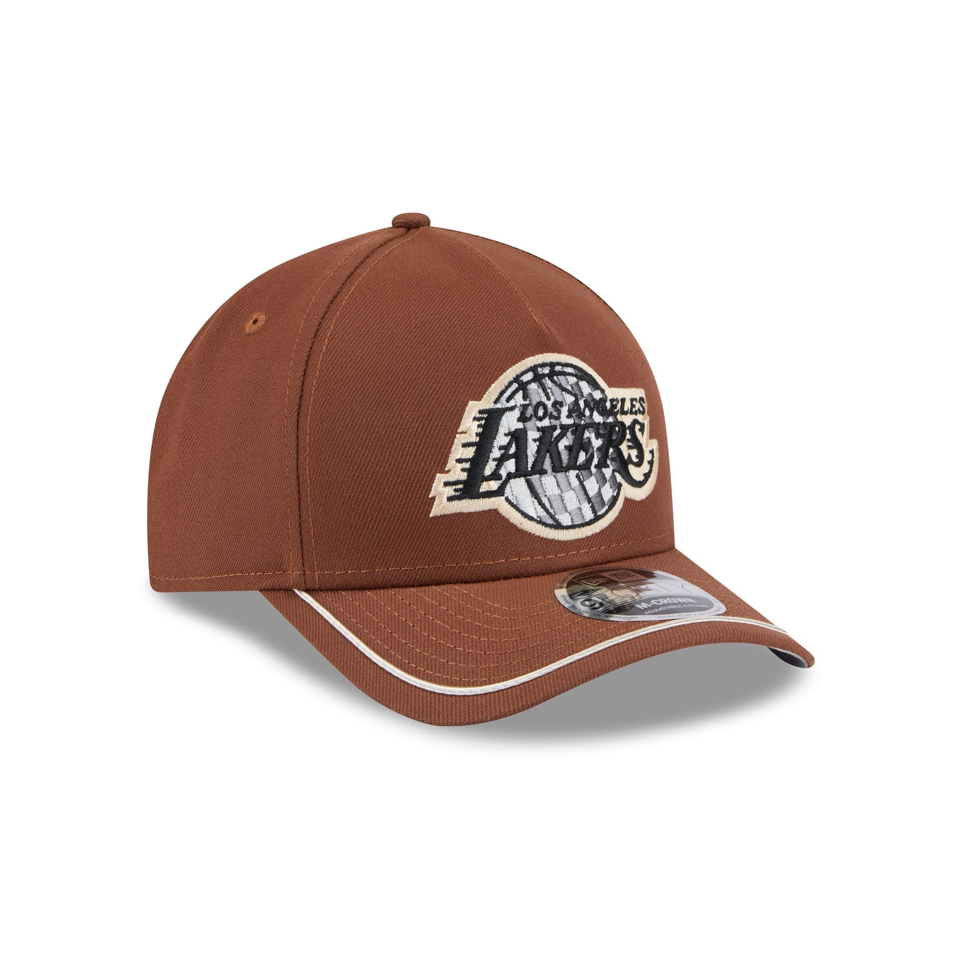 Los Angeles Lakers Motorsport 9FORTY M-Crown A-Frame Snapback Hat - Image 3