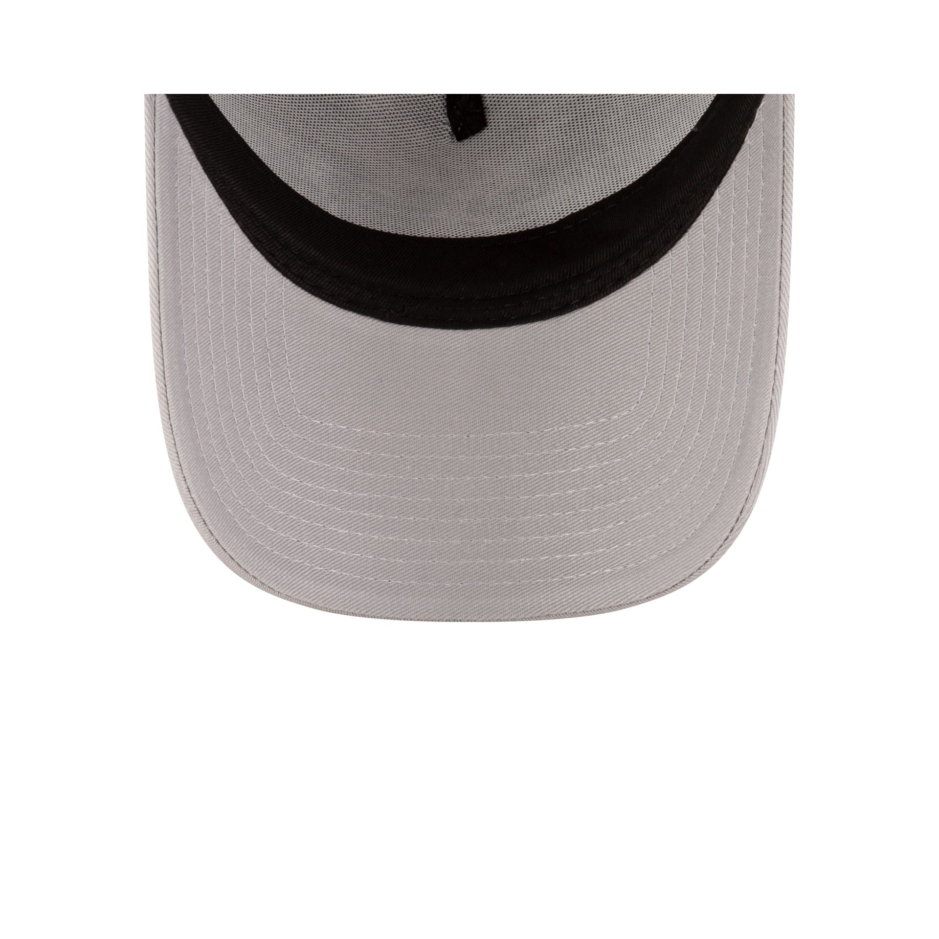 New York or Nowhere x New York Yankees Gray Wordmark 9FORTY A-Frame Snapback Hat - Image 7