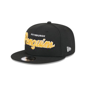 Pittsburgh Penguins Script 9FIFTY Snapback Hat