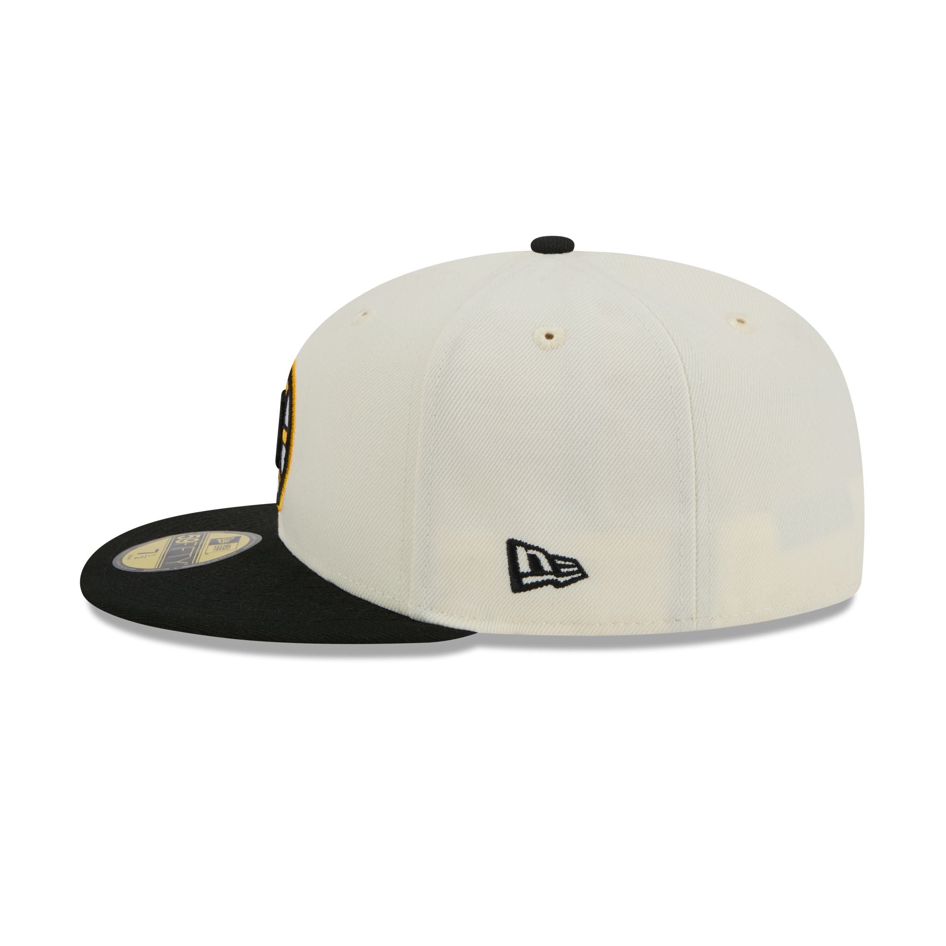Boston Bruins Chrome White 59FIFTY Fitted Hat - Image 4