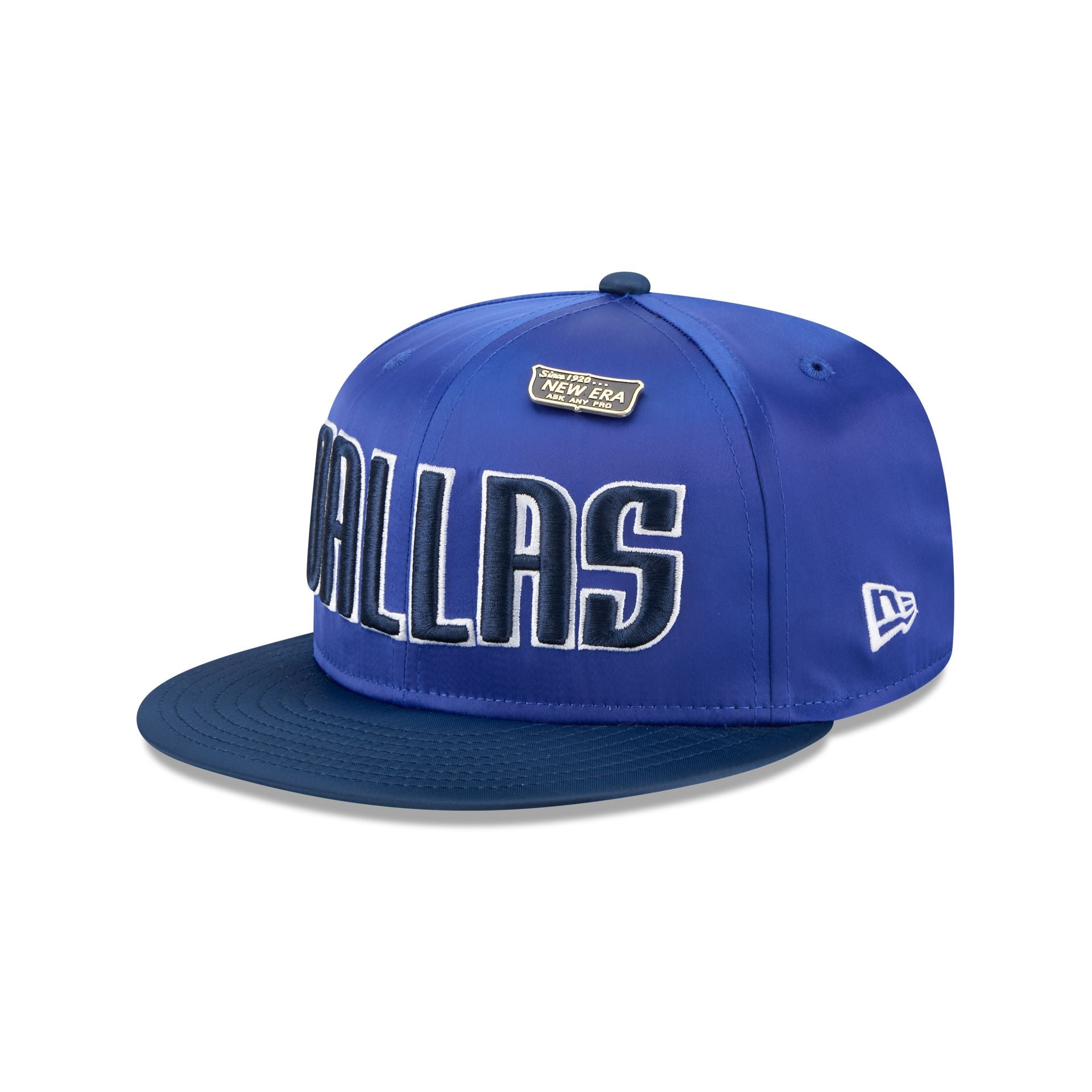 Dallas Mavericks Satin Pin 9FIFTY Snapback Hat - Image 3
