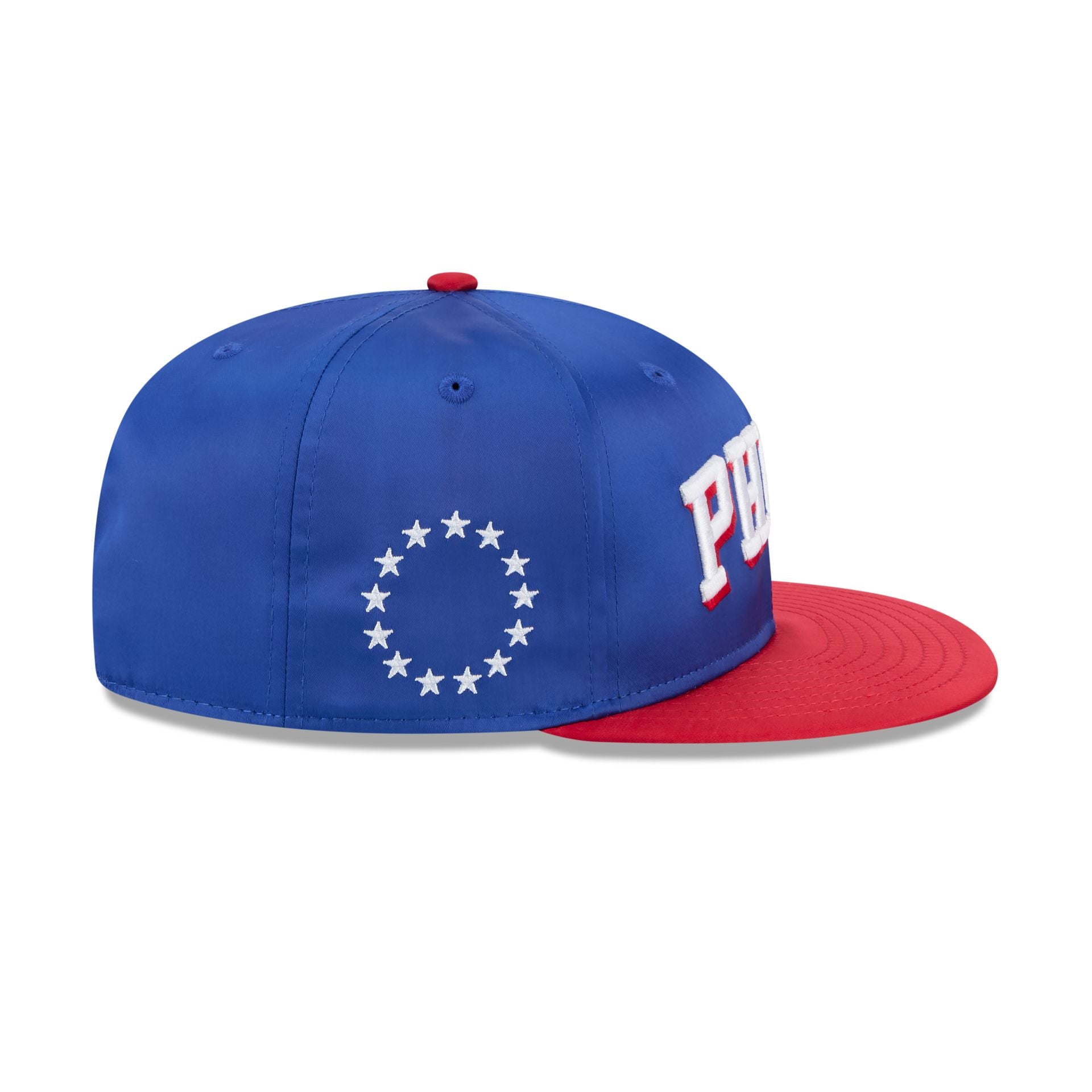 Philadelphia 76ers Satin Pin 9FIFTY Snapback Hat - Image 4