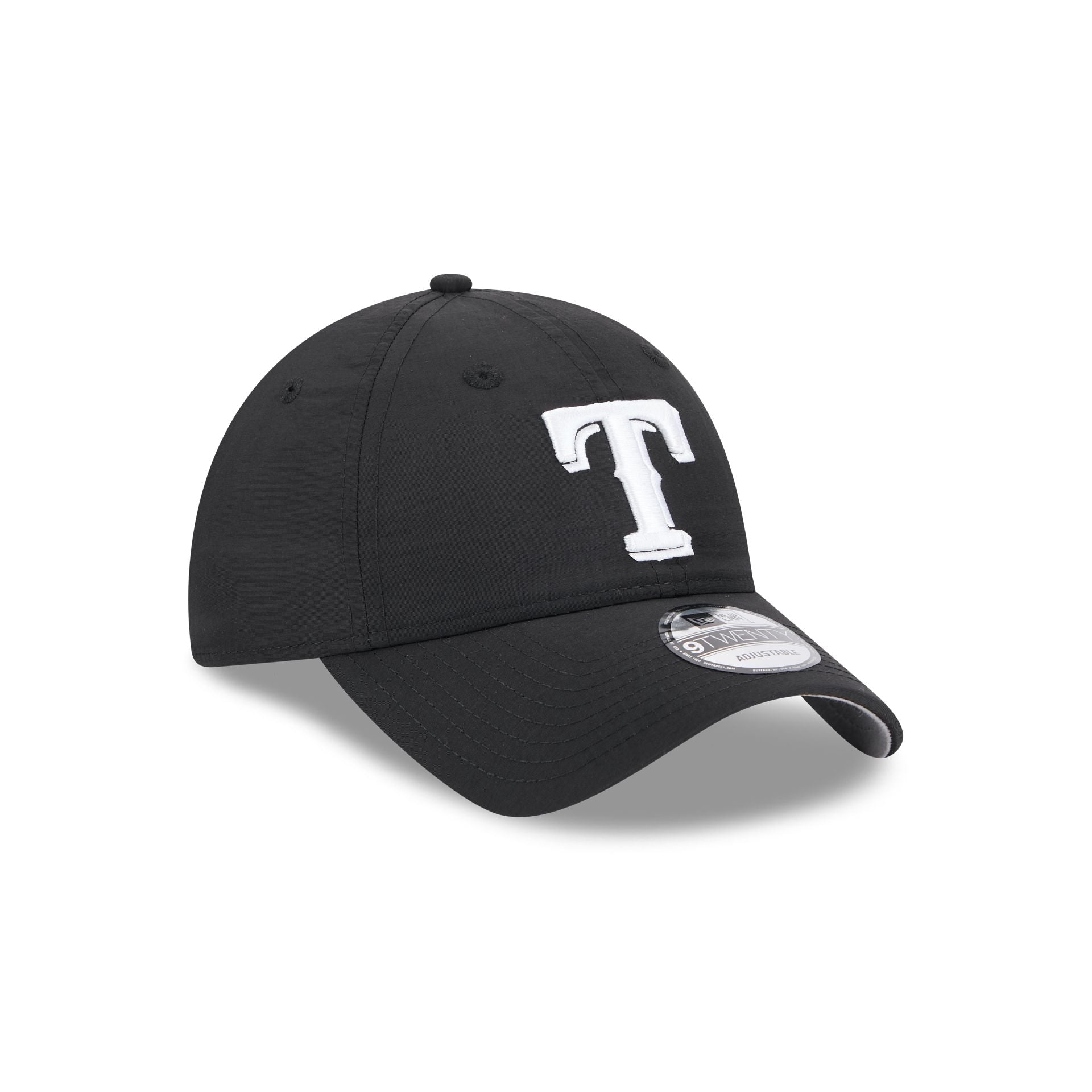 Texas Rangers Everyday Nylon Black 9TWENTY Adjustable Hat - Image 3