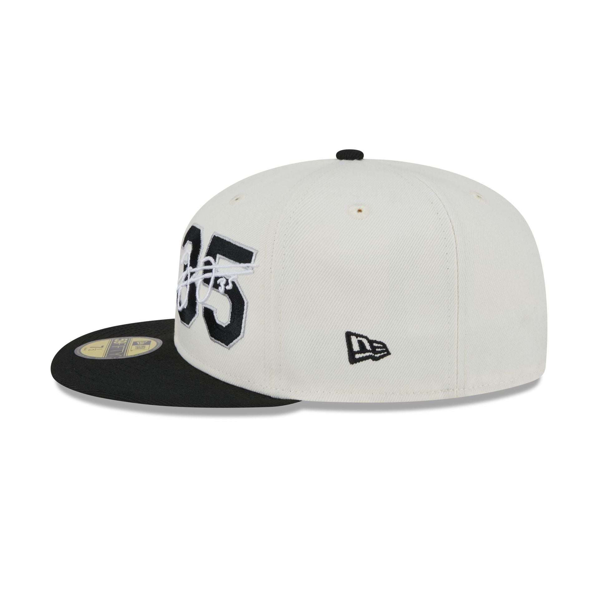 Chicago White Sox Frank Thomas Chrome White 59FIFTY Fitted Hat - Image 4