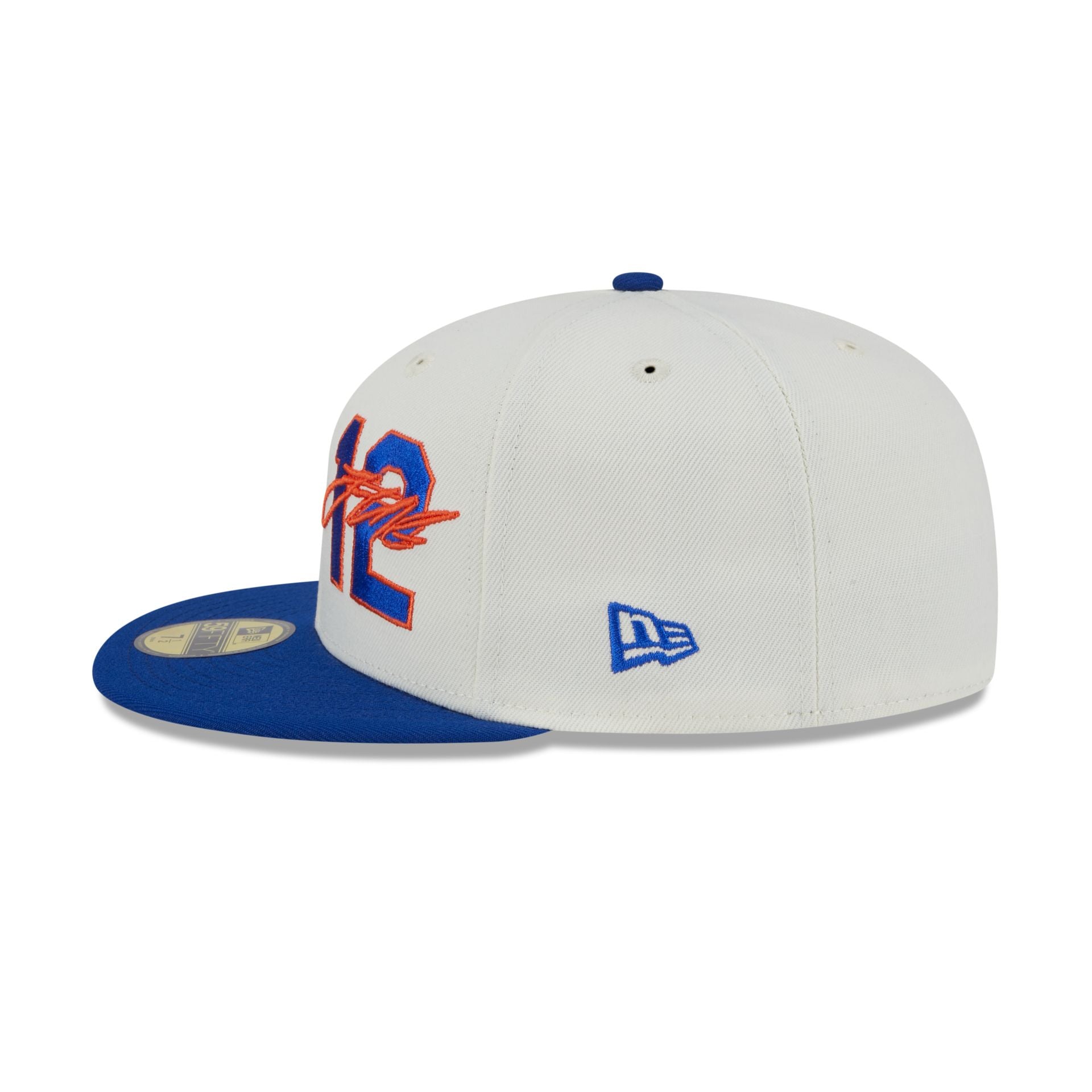 New York Mets Francisco Lindor Chrome White 59FIFTY Fitted Hat - Image 4
