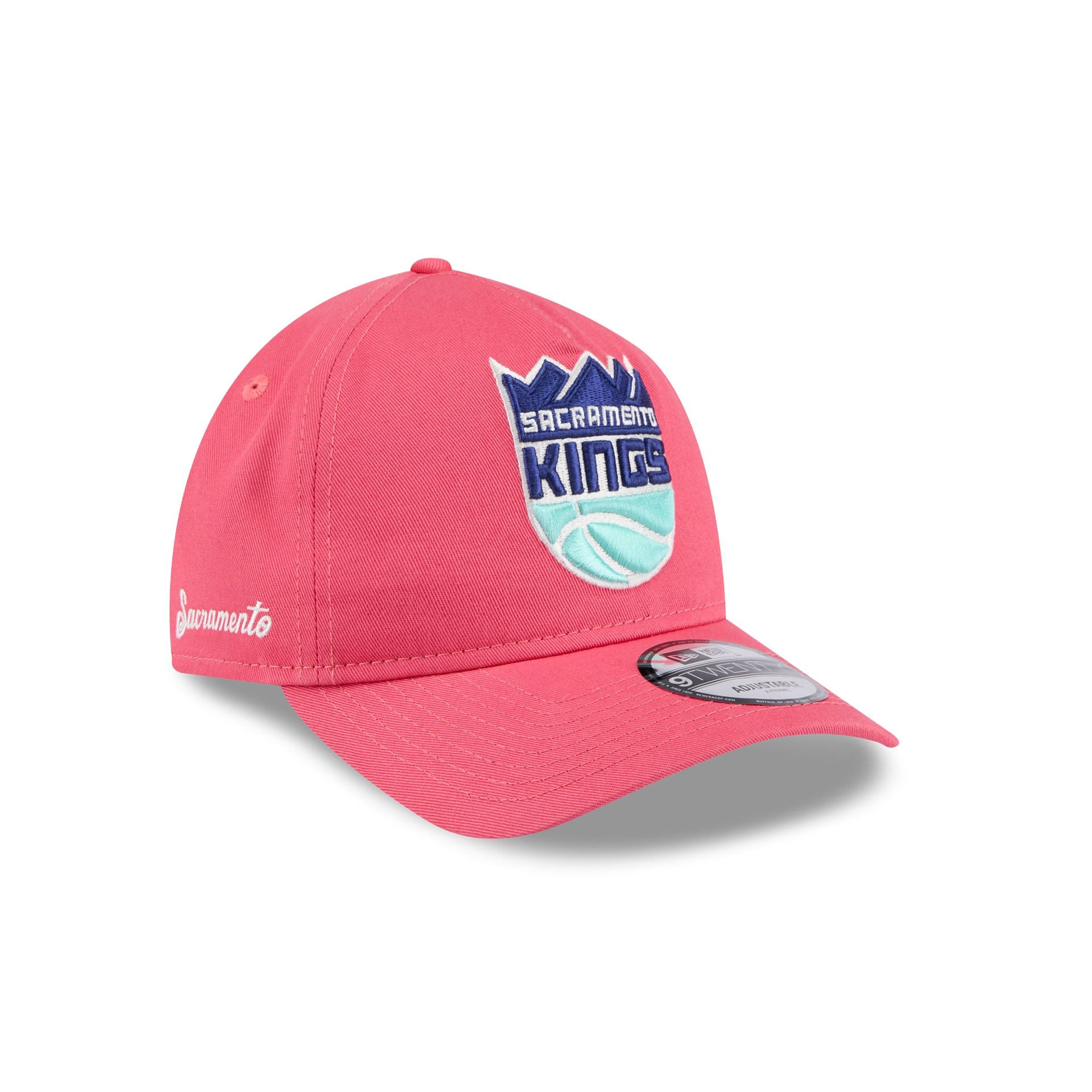 Sacramento Kings Coral 9TWENTY A-Frame Adjustable Hat